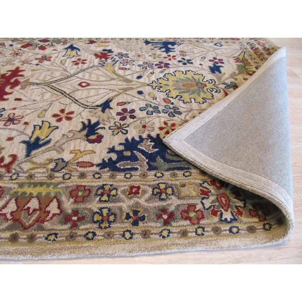 EORC Area Rug for Bedroom and Home Dcor - Handmade Wool Rug Provides