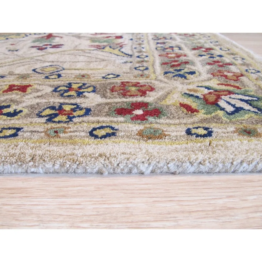 EORC Area Rug for Bedroom and Home Dcor - Handmade Wool Rug Provides