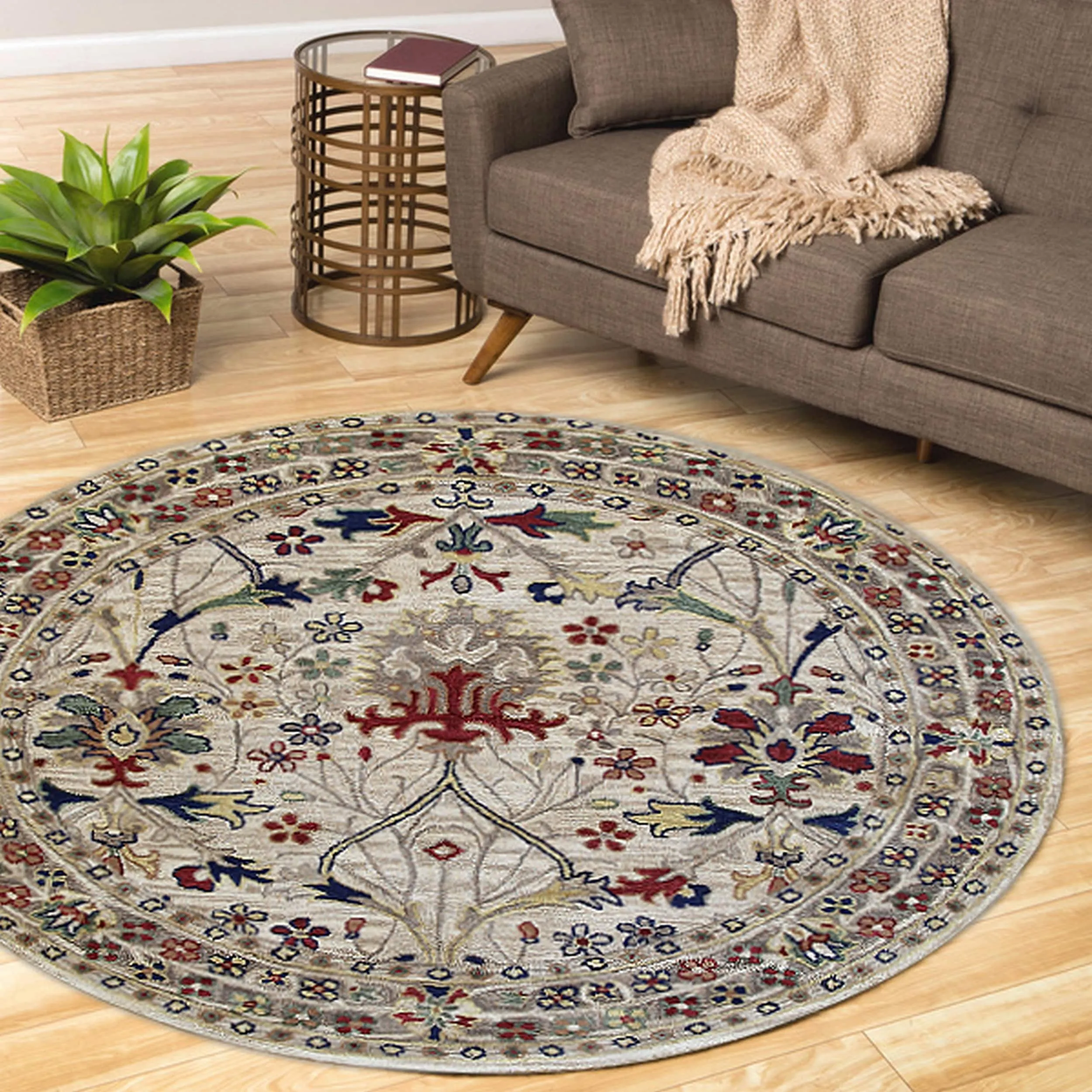 EORC Area Rug for Bedroom and Home Dcor - Handmade Wool Rug Provides