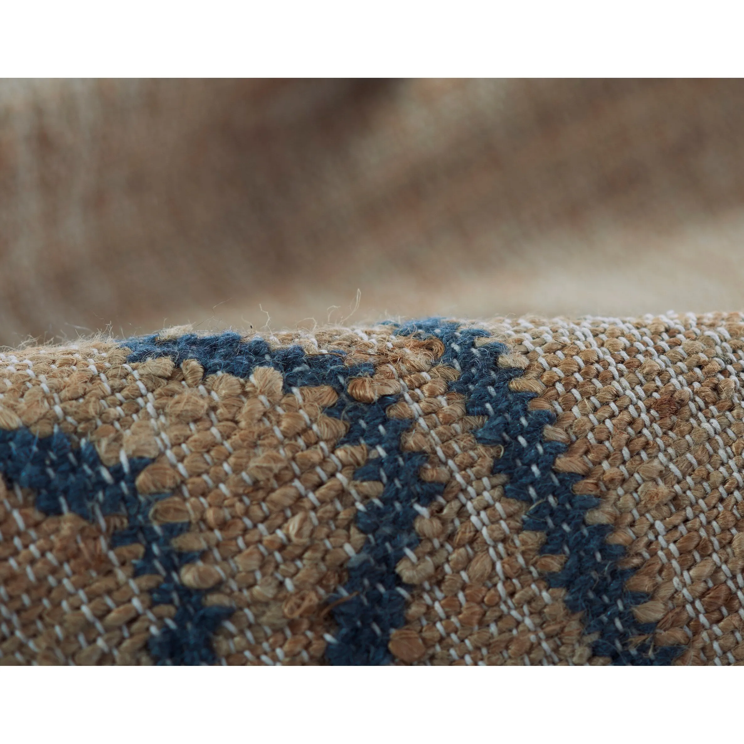 Erin Gates by Momeni Orchard Ripple Brown Hand Woven Wool and Jute Rug