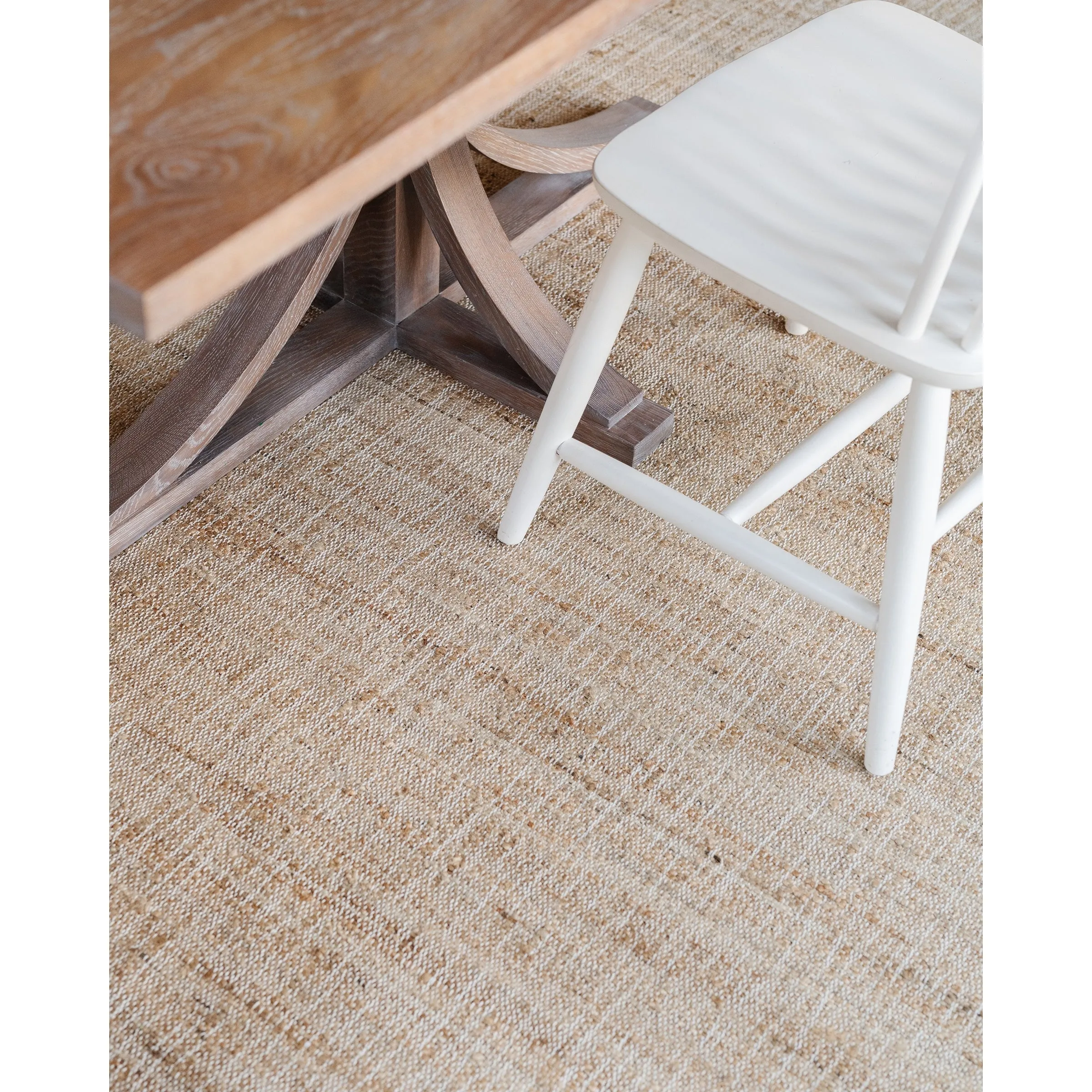 Erin Gates by Momeni Orchard Ripple Brown Hand Woven Wool and Jute Rug