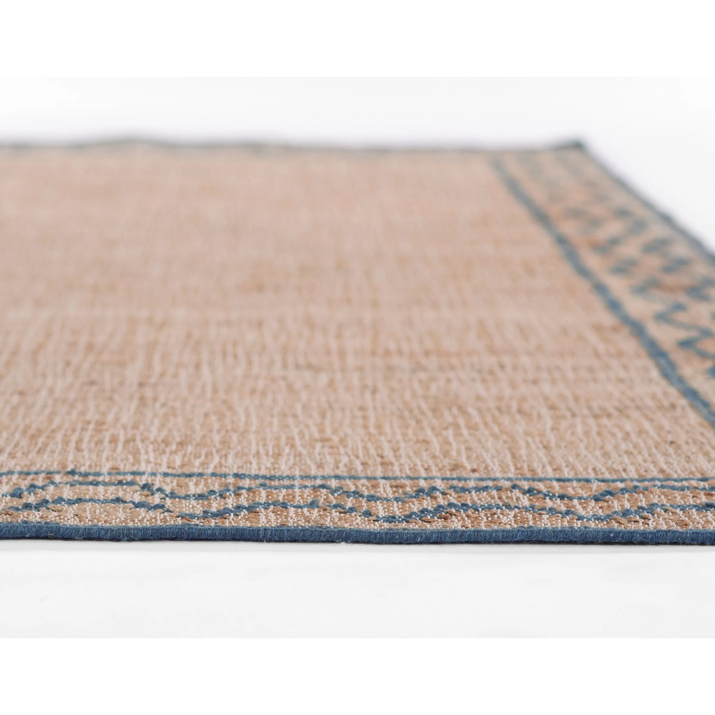 Erin Gates by Momeni Orchard Ripple Brown Hand Woven Wool and Jute Rug