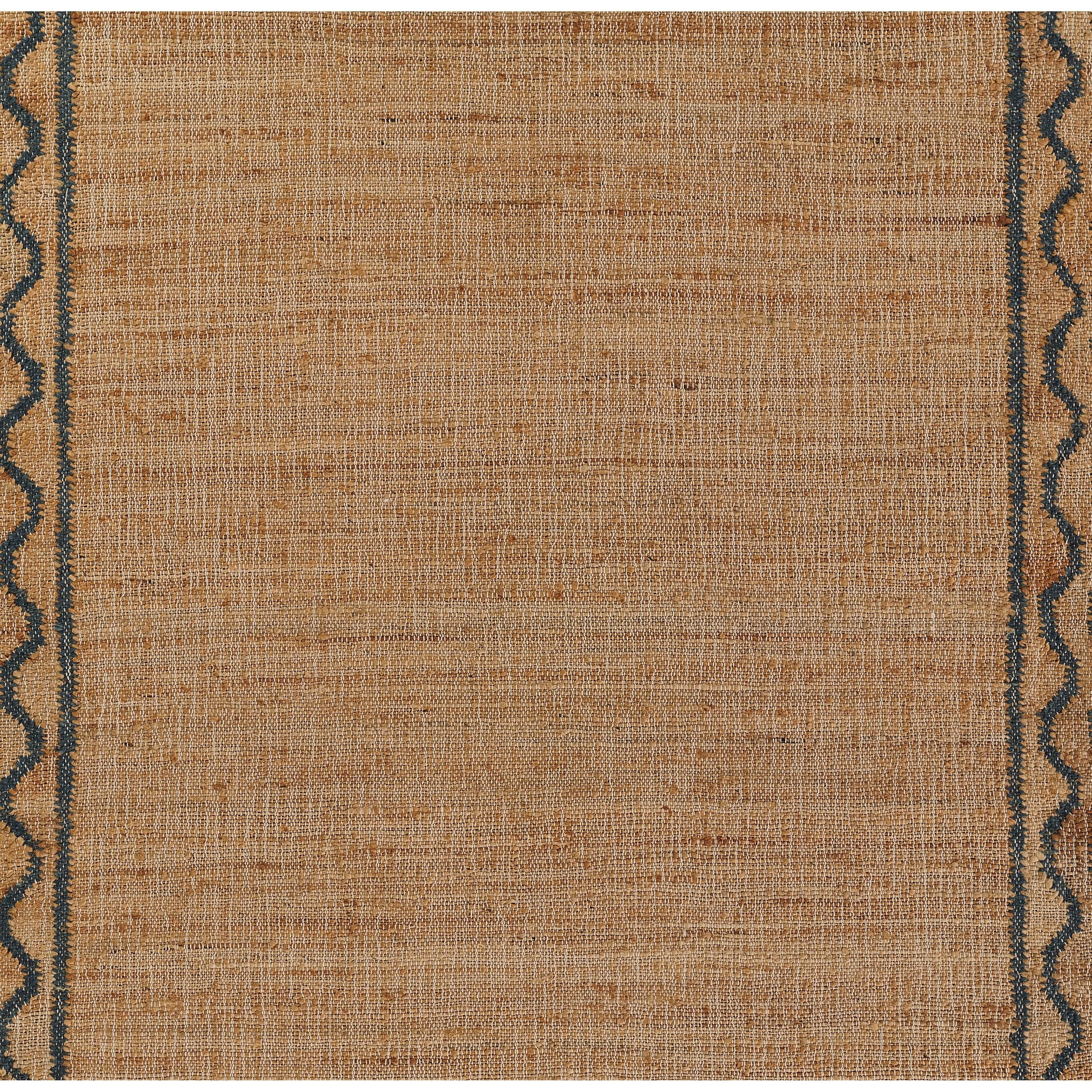 Erin Gates by Momeni Orchard Ripple Brown Hand Woven Wool and Jute Rug