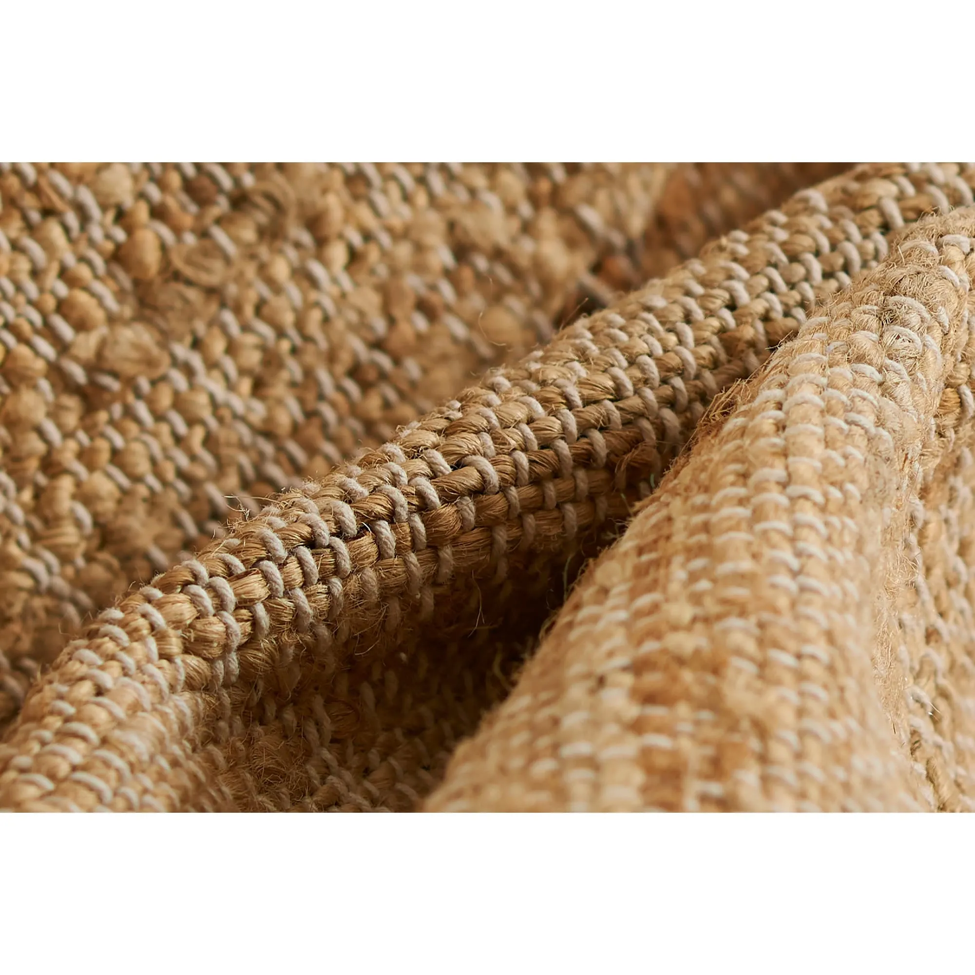 Erin Gates by Momeni Orchard Ripple Brown Hand Woven Wool and Jute Rug