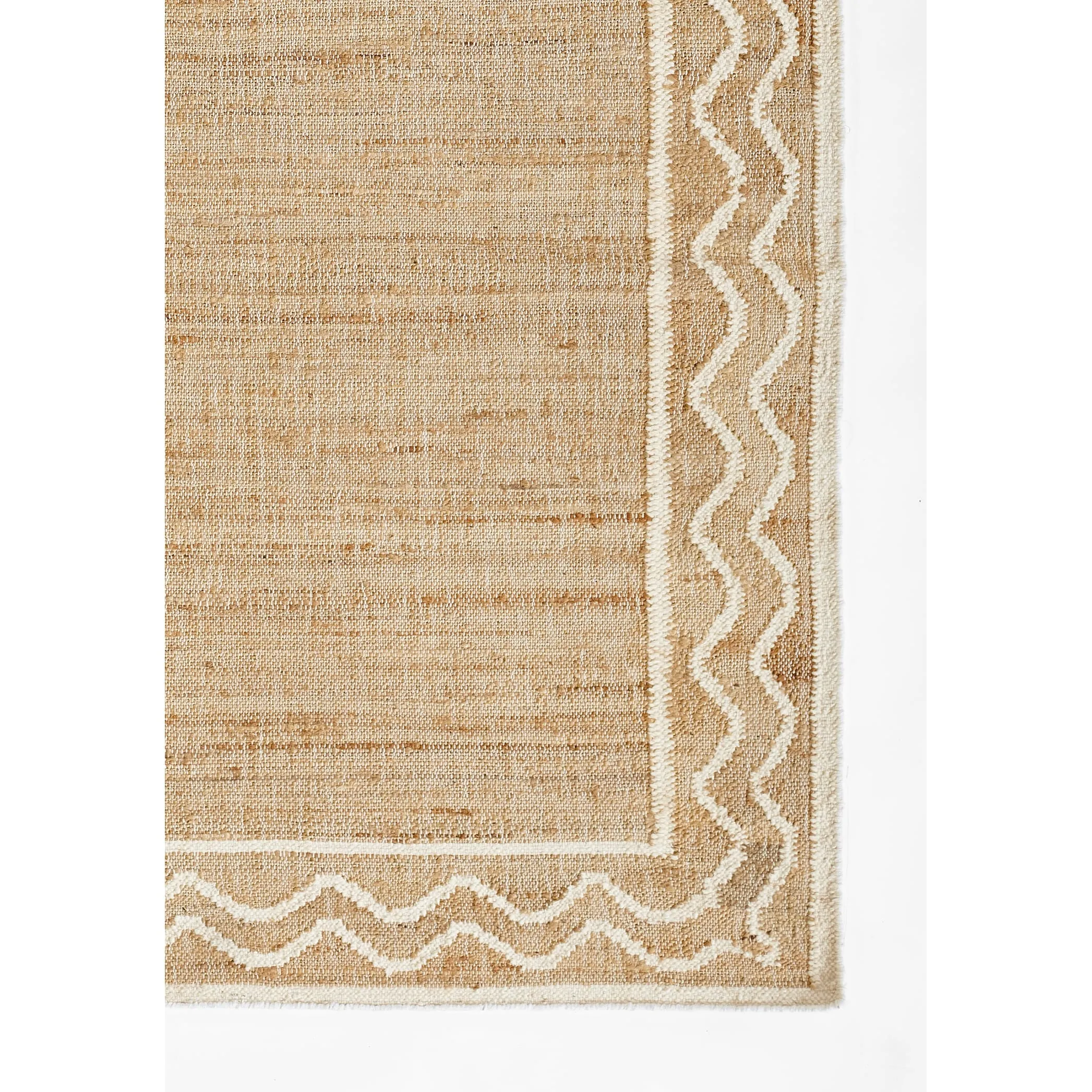 Erin Gates by Momeni Orchard Ripple Brown Hand Woven Wool and Jute Rug