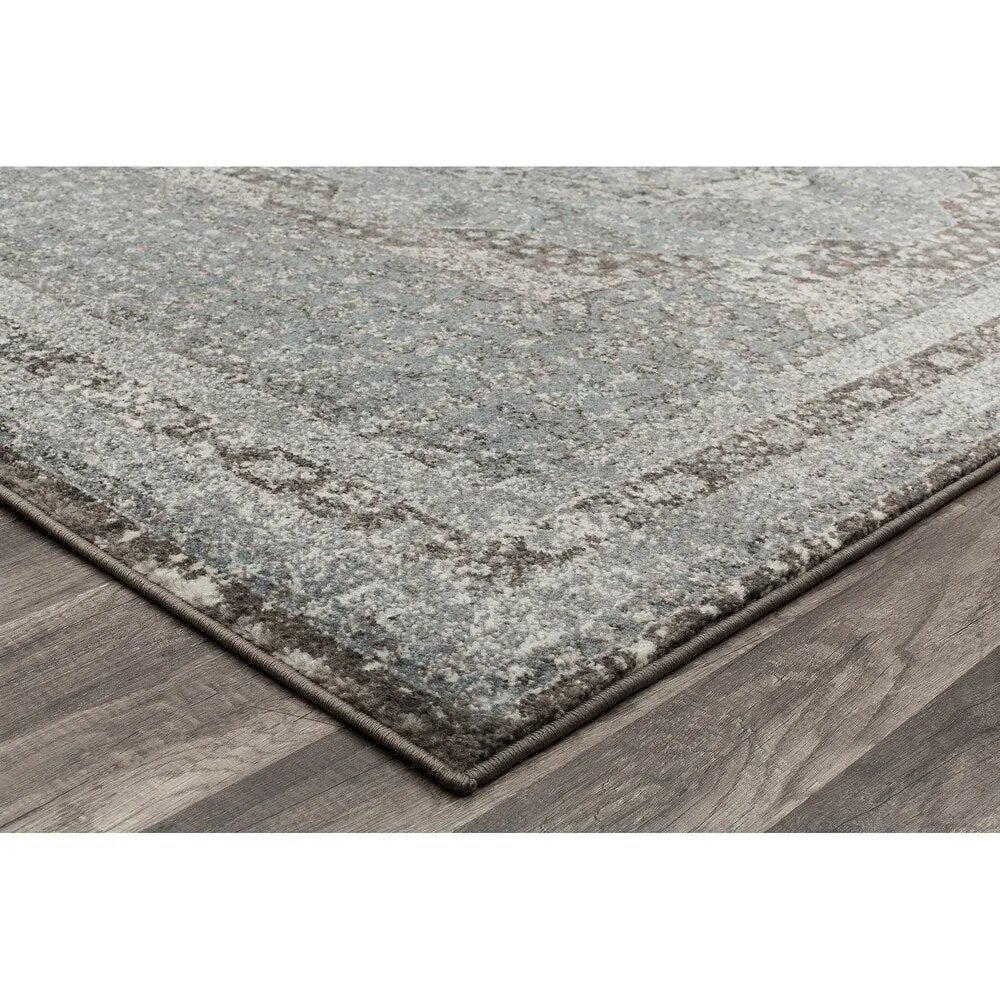 Eternal Grey Vintage Transitional Rug