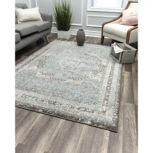 Eternal Grey Vintage Transitional Rug