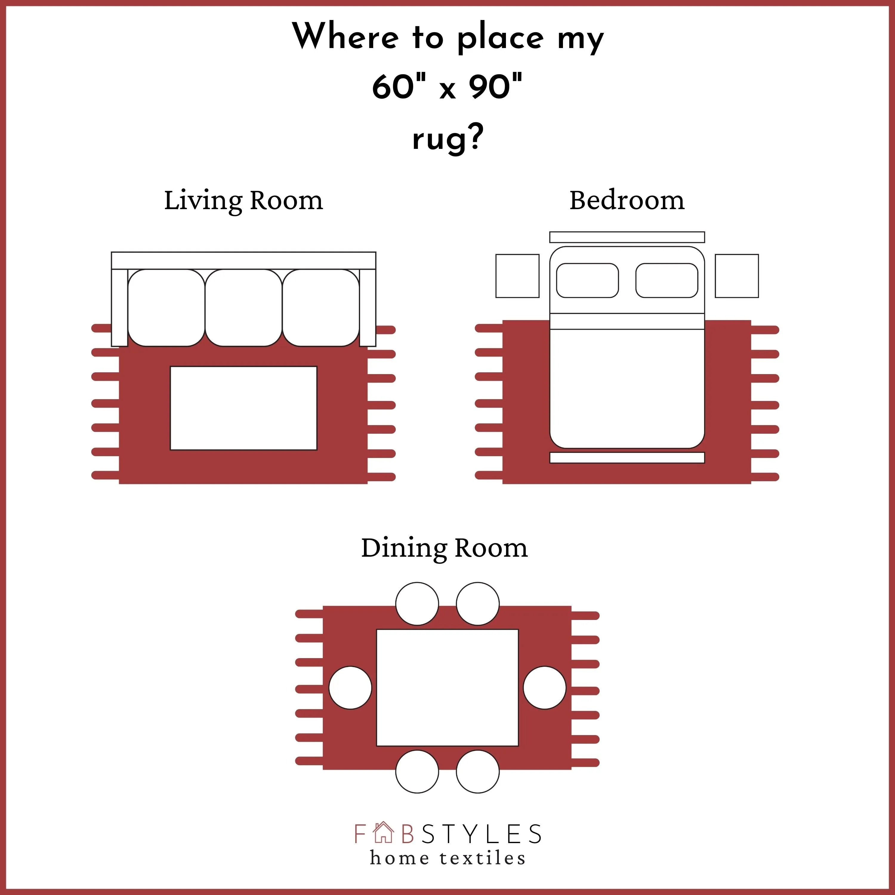 Fabstyles Herringbone Flatweave Cotton Area Rag Rug for Living Room