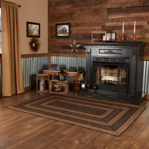 Farmhouse Jute Rug Rect w/ Pad 60x96 - 5' x 8' Rectangle