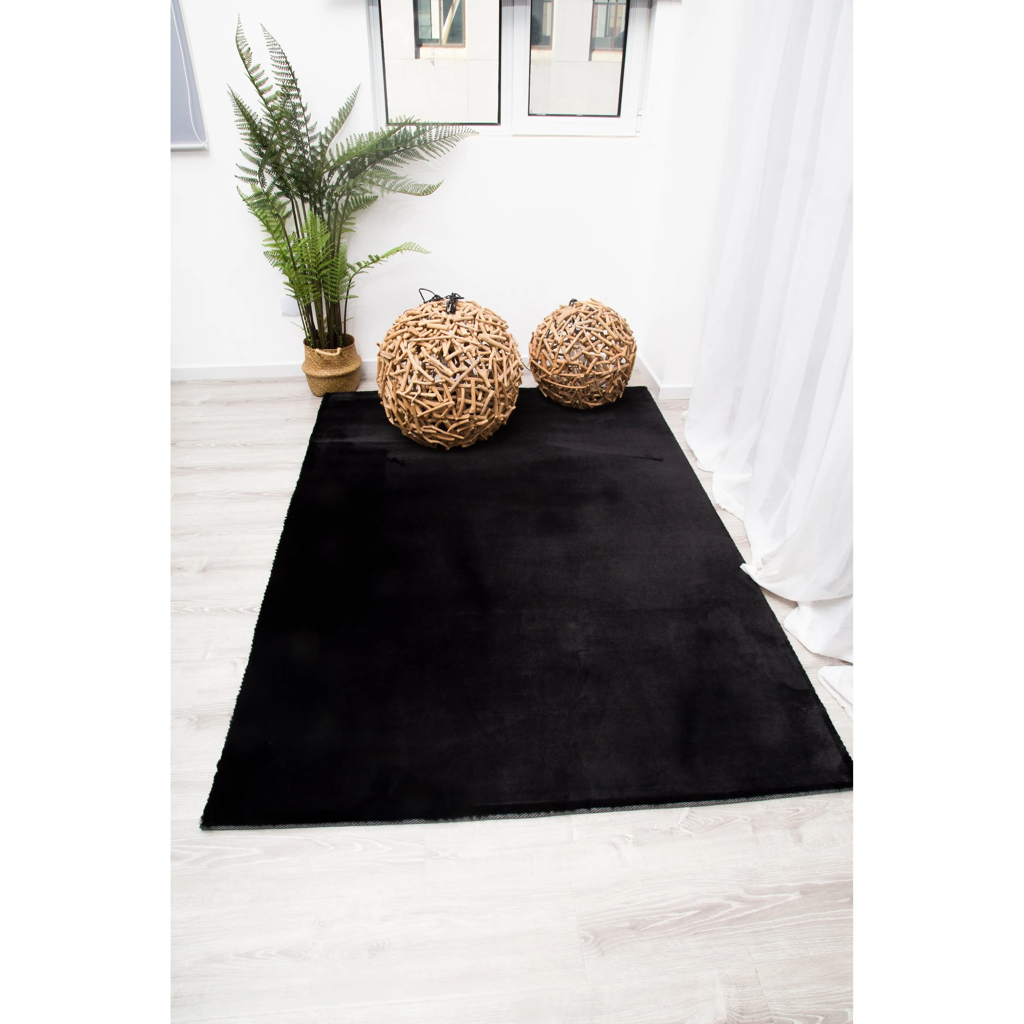 Faux-Rabbit Collection Beautiful Faux-Fur Rug