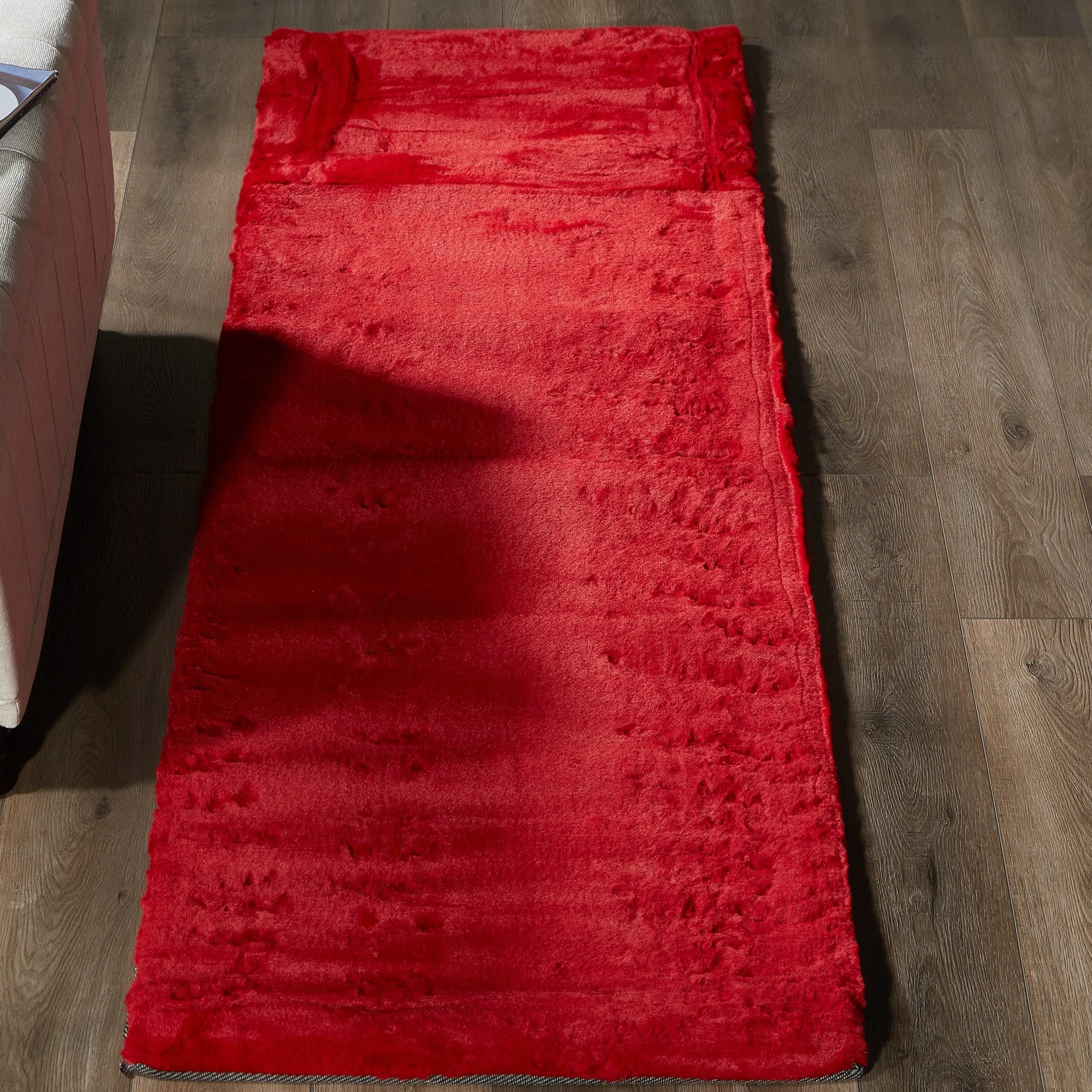 Faux-Rabbit Collection Beautiful Faux-Fur Rug