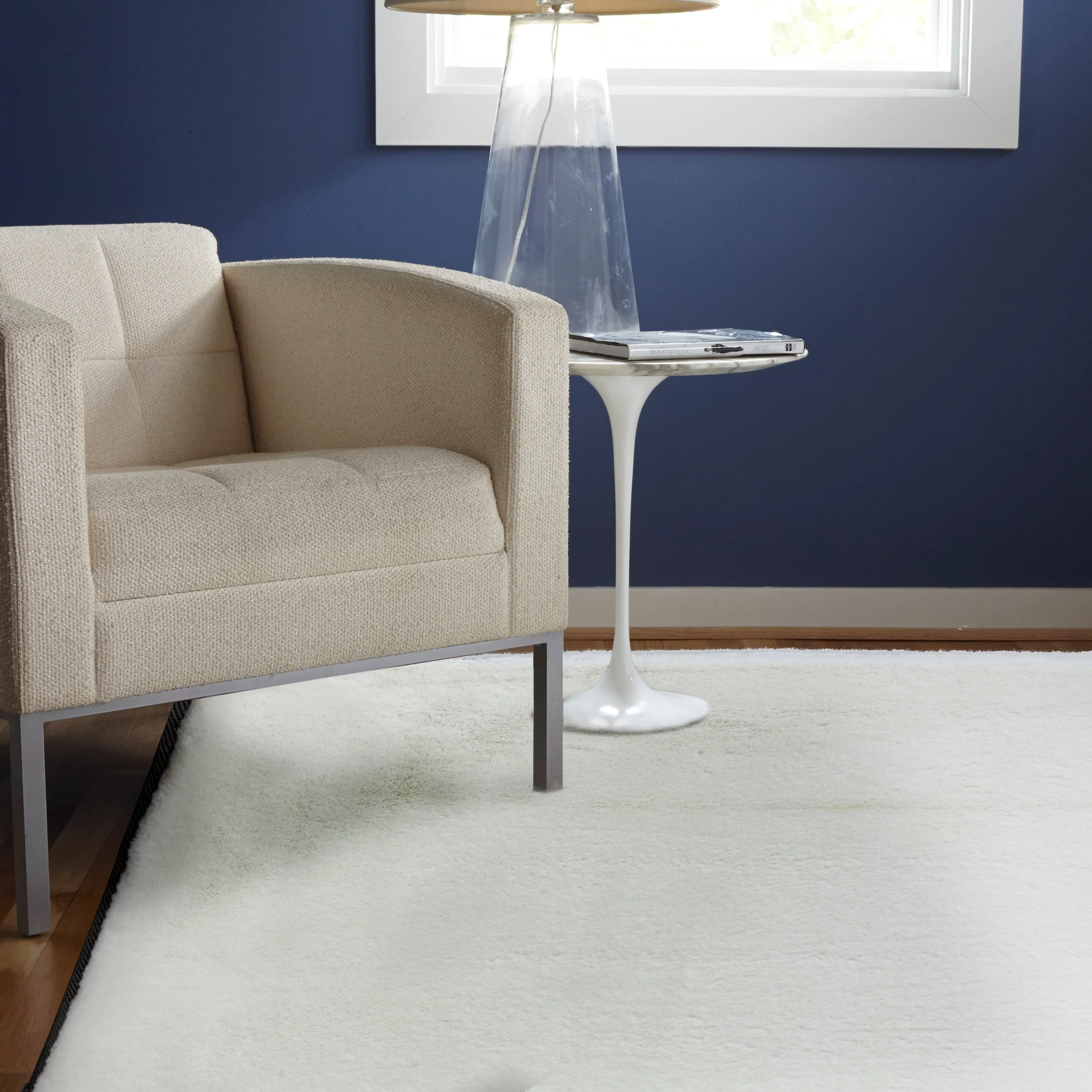 Faux-Rabbit Collection Beautiful Faux-Fur Rug