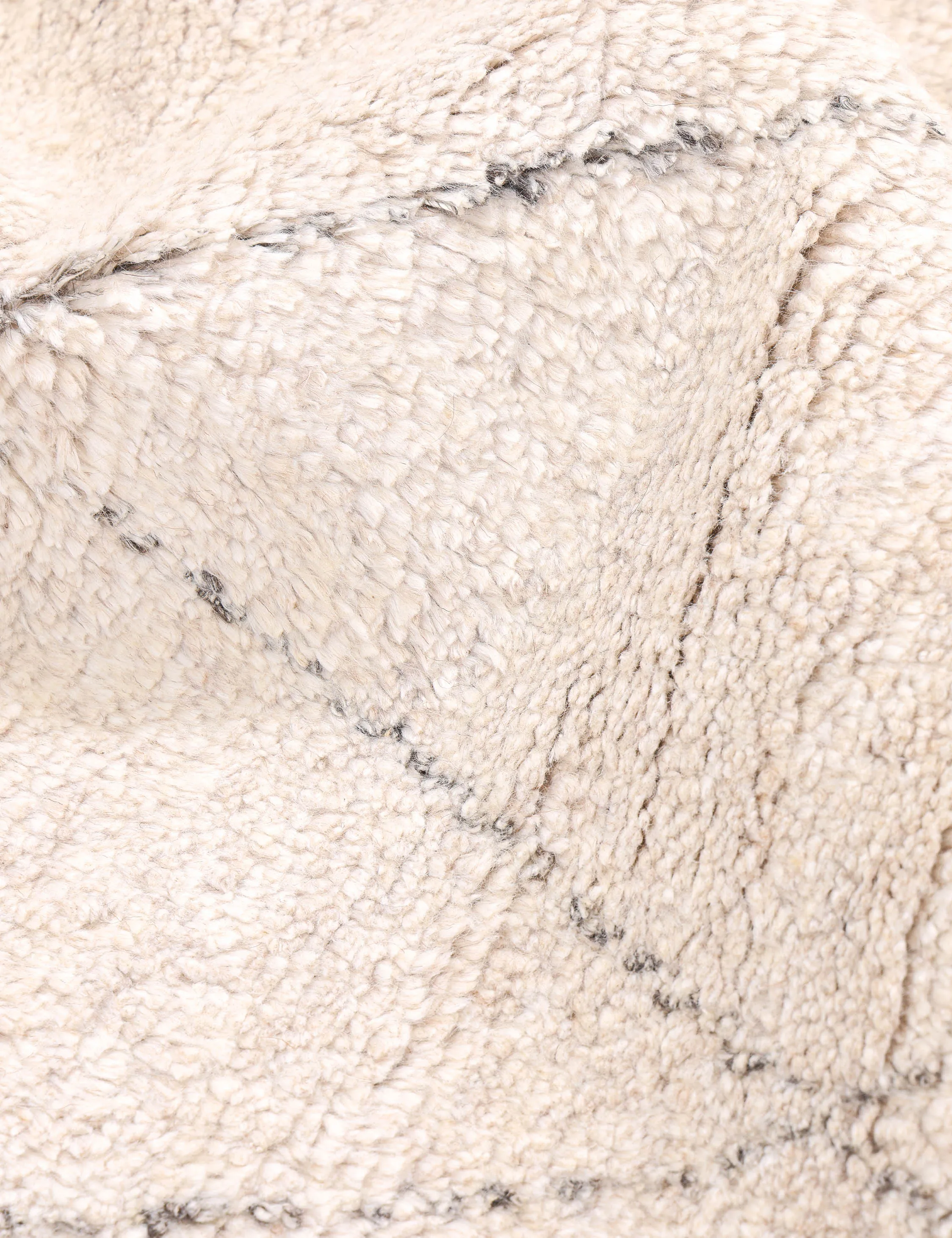 Ferra Hand-Knotted Wool-Blend Moroccan Style Shag Rug