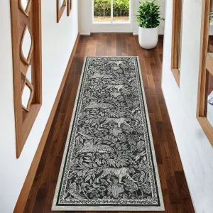 Forest Tiger Rugs Living Room Rug. Soft Washable Bedroom Rug. Low Pile Non-Slip Dining Room Home Office Carpet