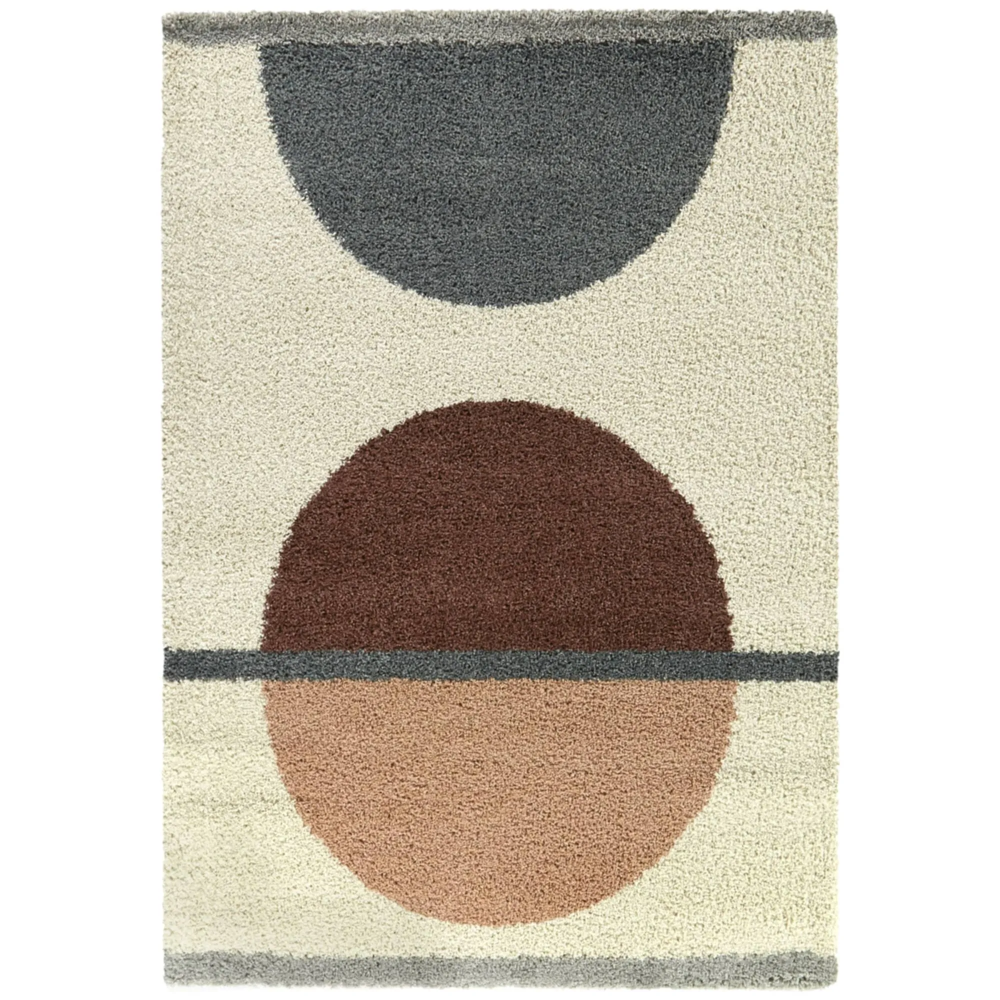 Fortier Modern Geometric Shag Area Rug