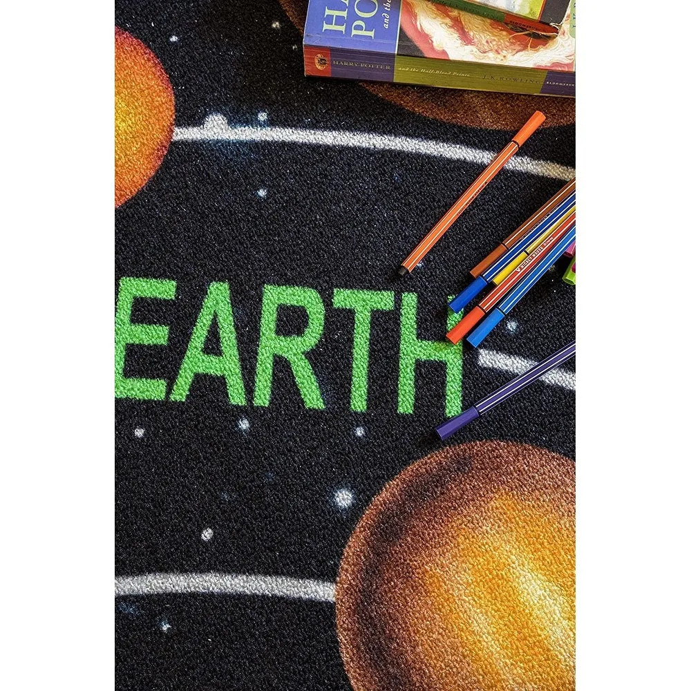Furnish My Place 761 Solar System HD for Playroom. Bedroom Area Rug