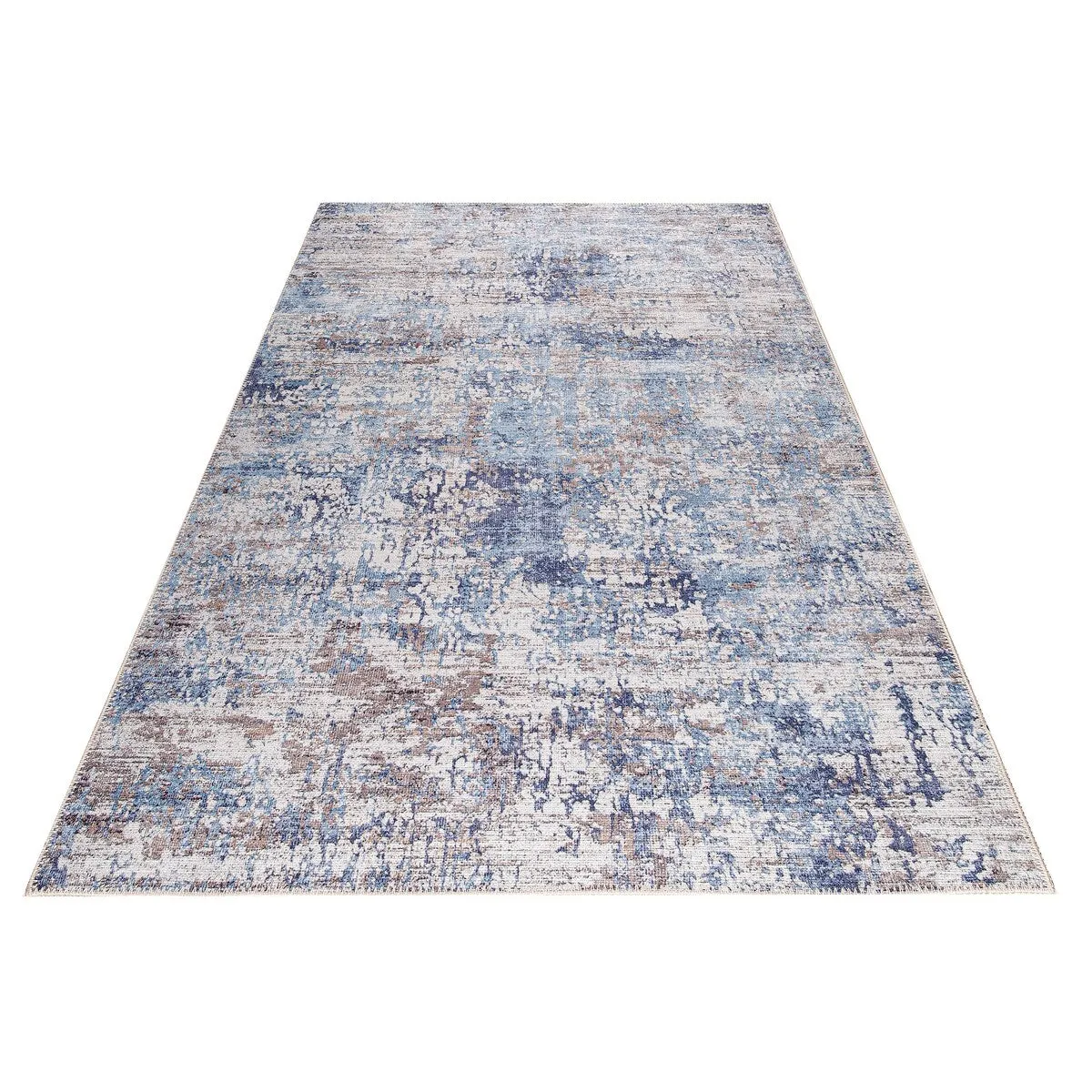 GAD - Machine Washable - Spatter Transitional Print Area Rug - 5'3 X 7'6