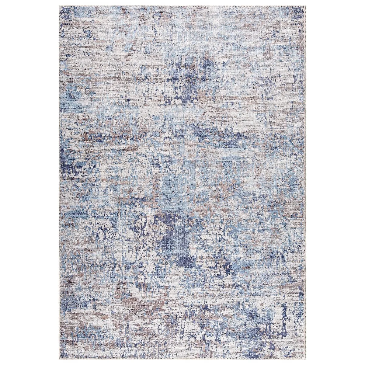 GAD - Machine Washable - Spatter Transitional Print Area Rug - 5'3 X 7'6