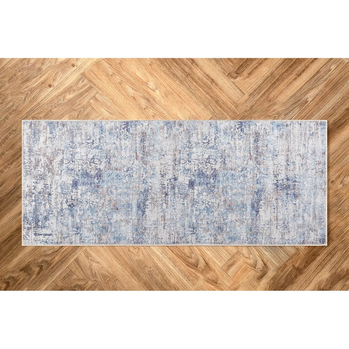 GAD - Machine Washable - Spatter Transitional Print Area Rug - 5'3 X 7'6