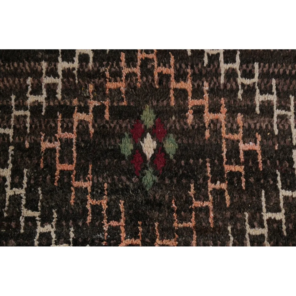 Geometric Tribal Oriental Moroccan Wool Area Rug Hand-knotted Carpet - 9'3 x 12'6