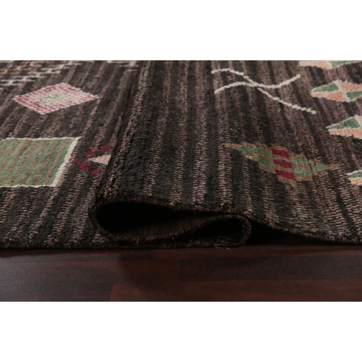 Geometric Tribal Oriental Moroccan Wool Area Rug Hand-knotted Carpet - 9'3 x 12'6