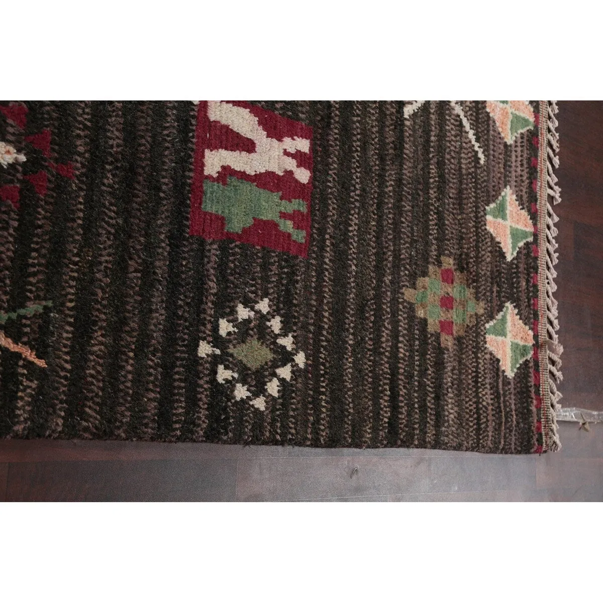 Geometric Tribal Oriental Moroccan Wool Area Rug Hand-knotted Carpet - 9'3 x 12'6