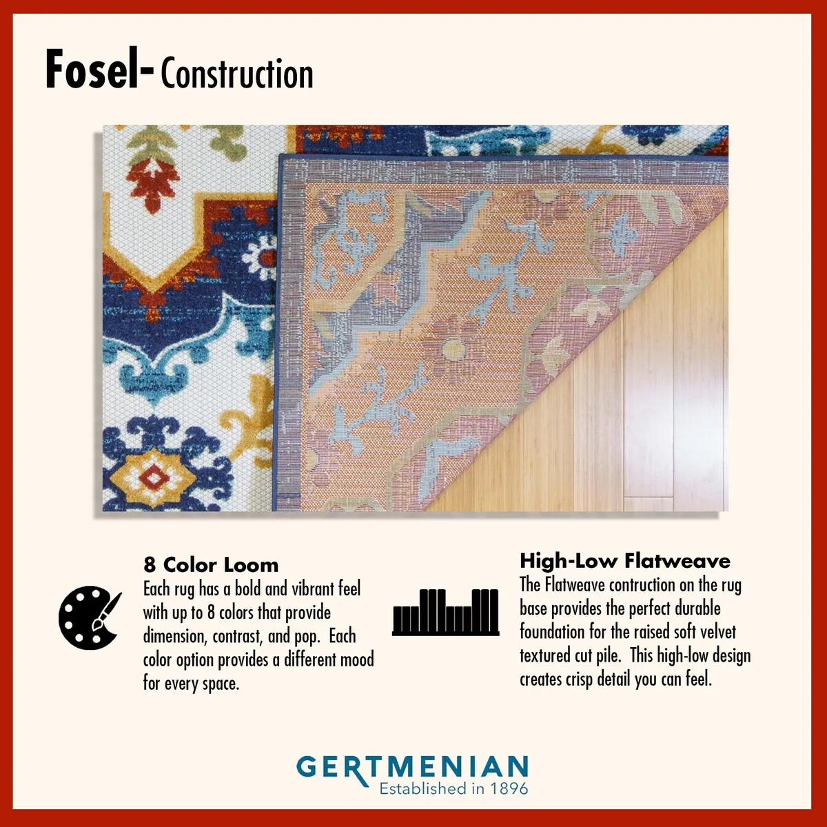 Gertmenian Fosel Muxia Navy Grey Modern Stripe High-Low Indoor/ Outdoor Area Rug