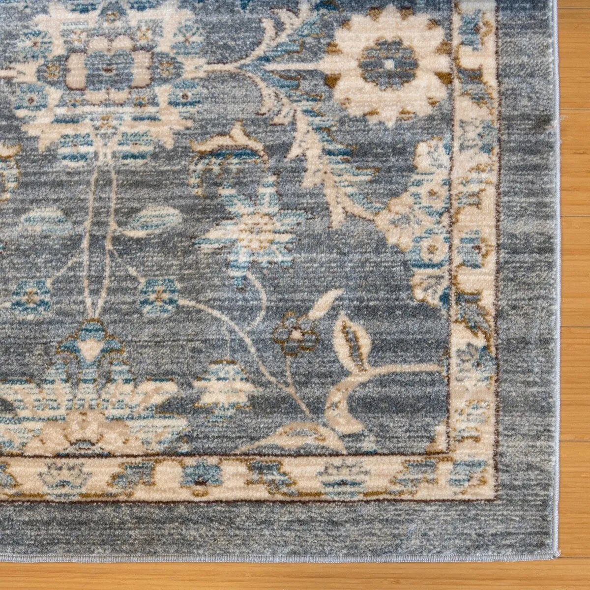 Gertmenian Hurston Dromore Grey Traditional Indoor Area Rug