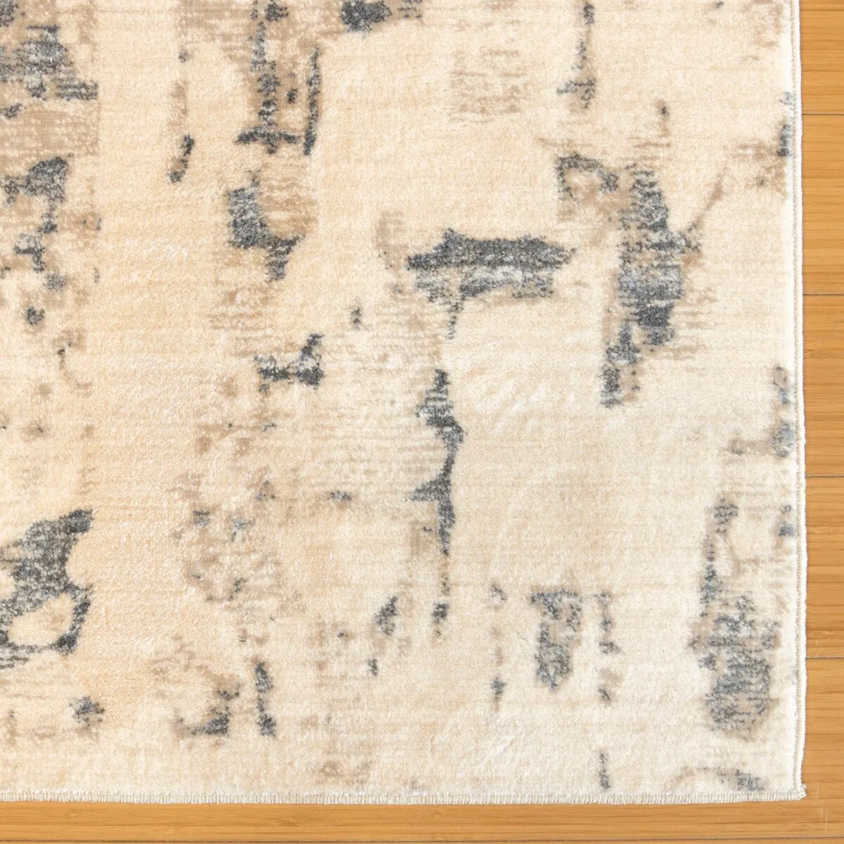 Gertmenian Hurston Monti Modern Abstract Natural Ivory Indoor Area Rug - 12'x15'