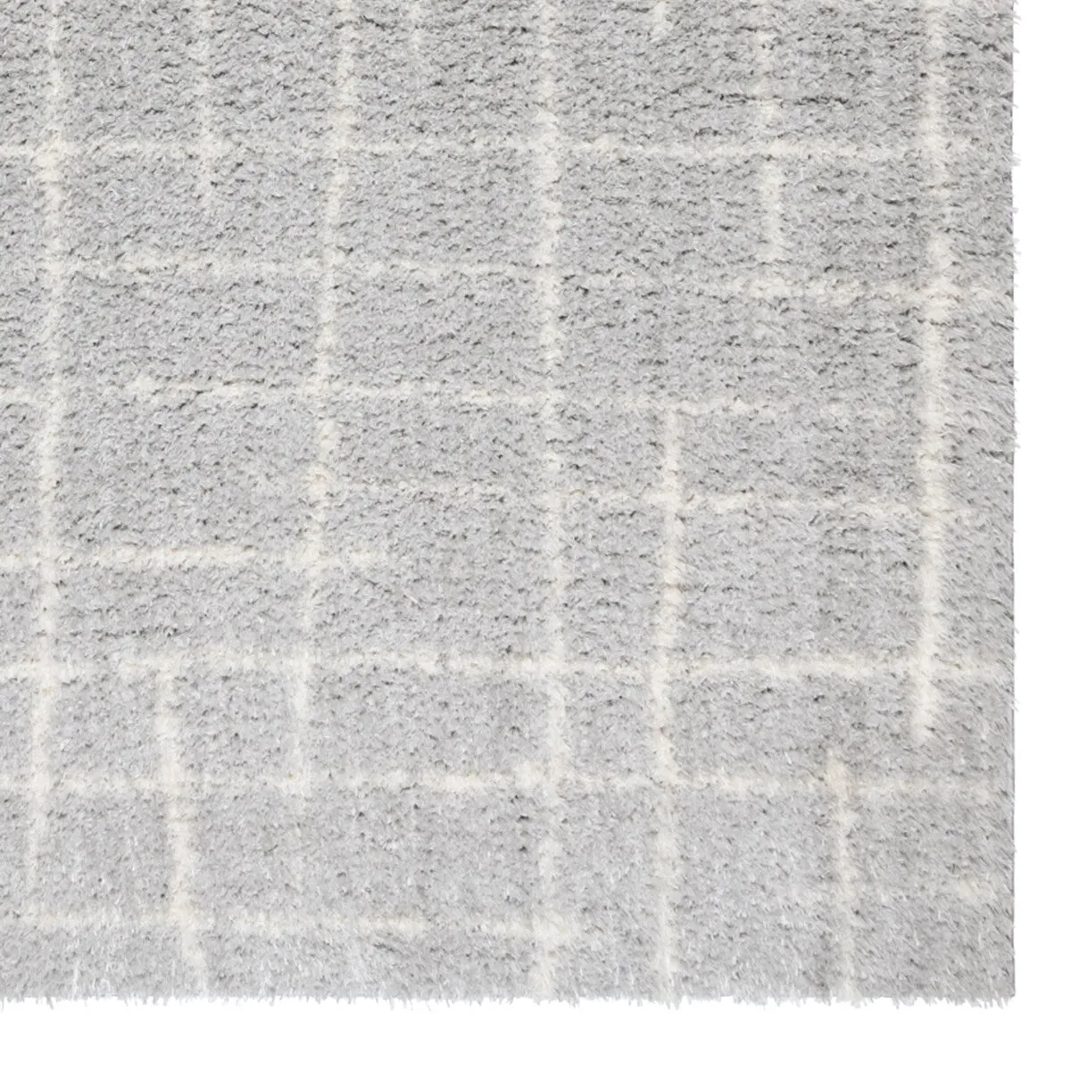Gertmenian Thayer Benson Modern Abstract Grey Shag Area Rug