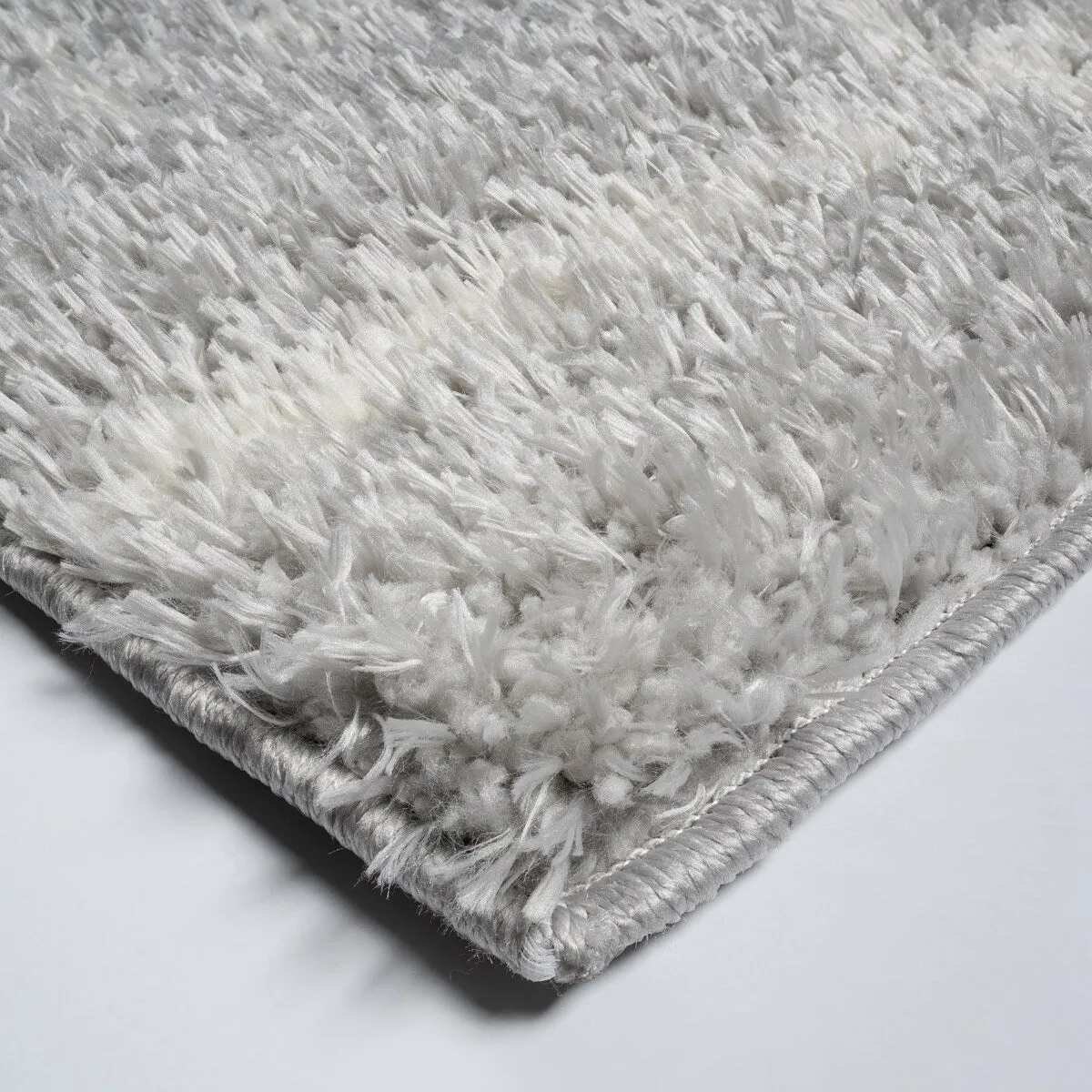 Gertmenian Thayer Benson Modern Abstract Grey Shag Area Rug