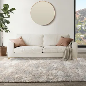 Gertmenian Thayer Garda Modern Abstract Ivory/Beige Shag Area Rug