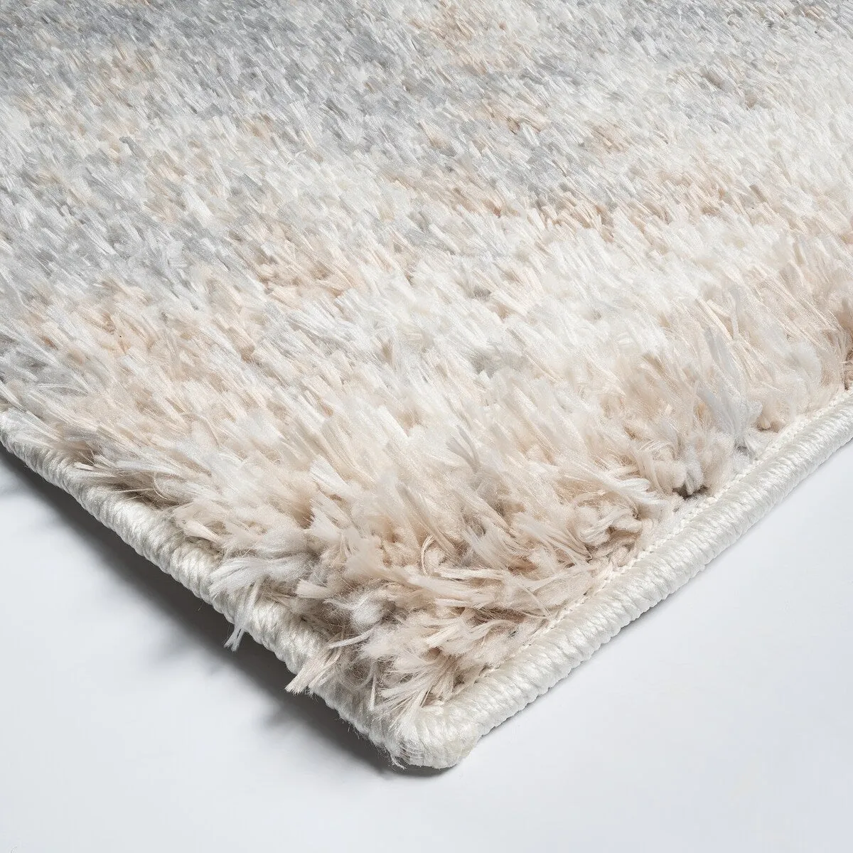 Gertmenian Thayer Garda Modern Abstract Ivory/Beige Shag Area Rug