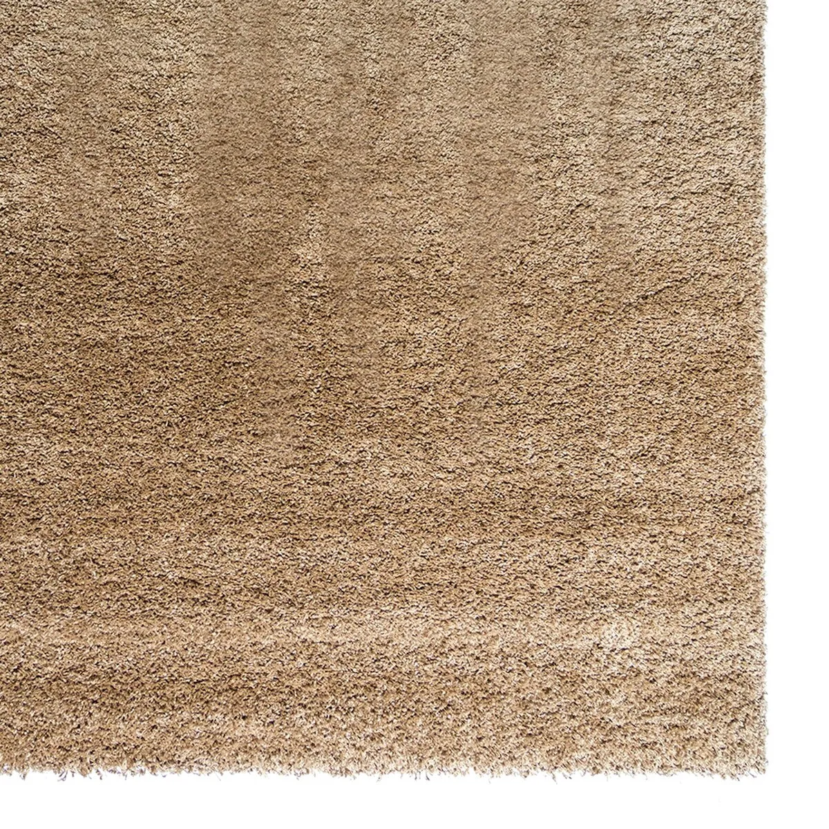 Gertmenian Ultimate Shag Modern Solid Color Oatmeal Beige Plush Shag Area Rug