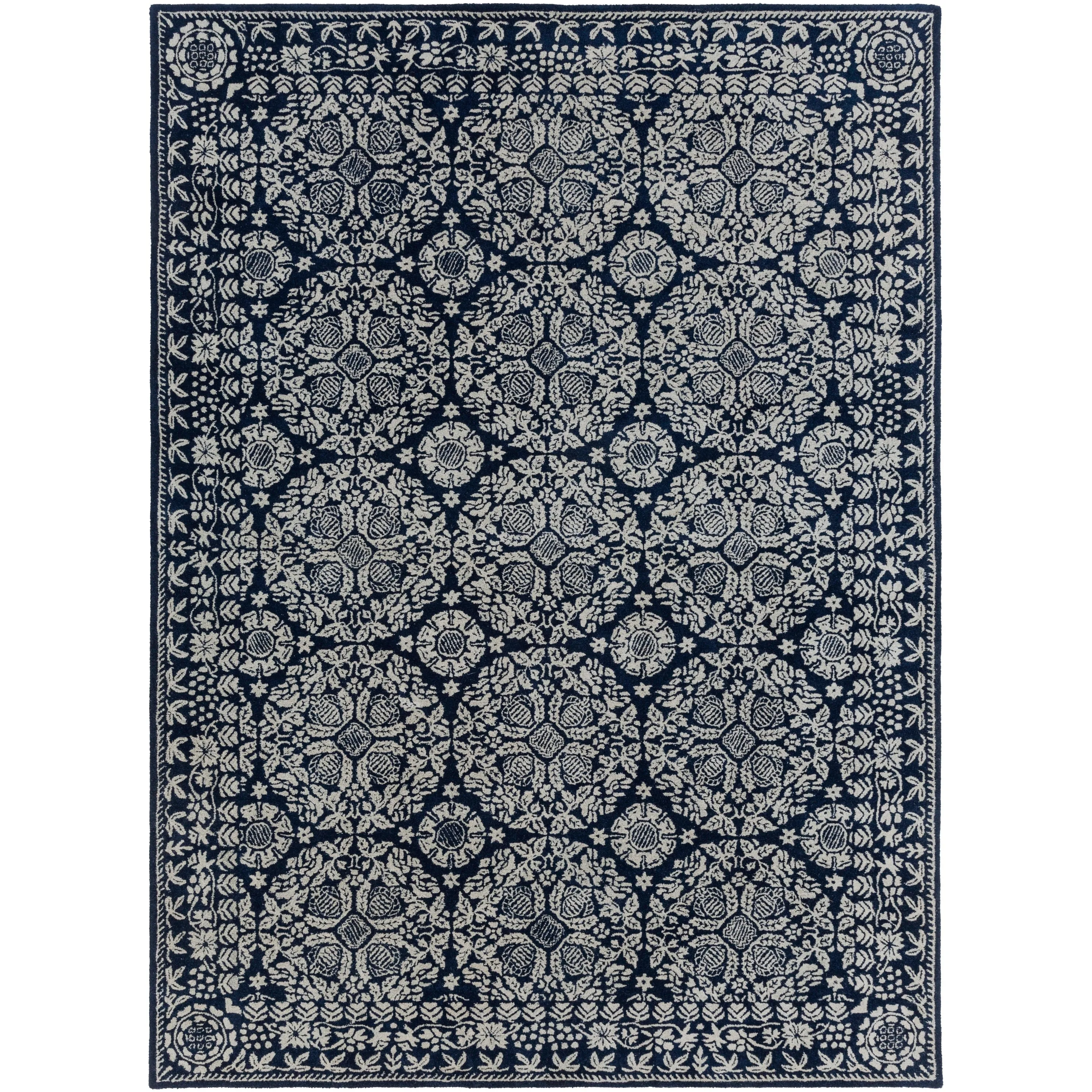 Gracewood Hollow Hopkinson Hand-tufted New Zealand Wool Area Rug
