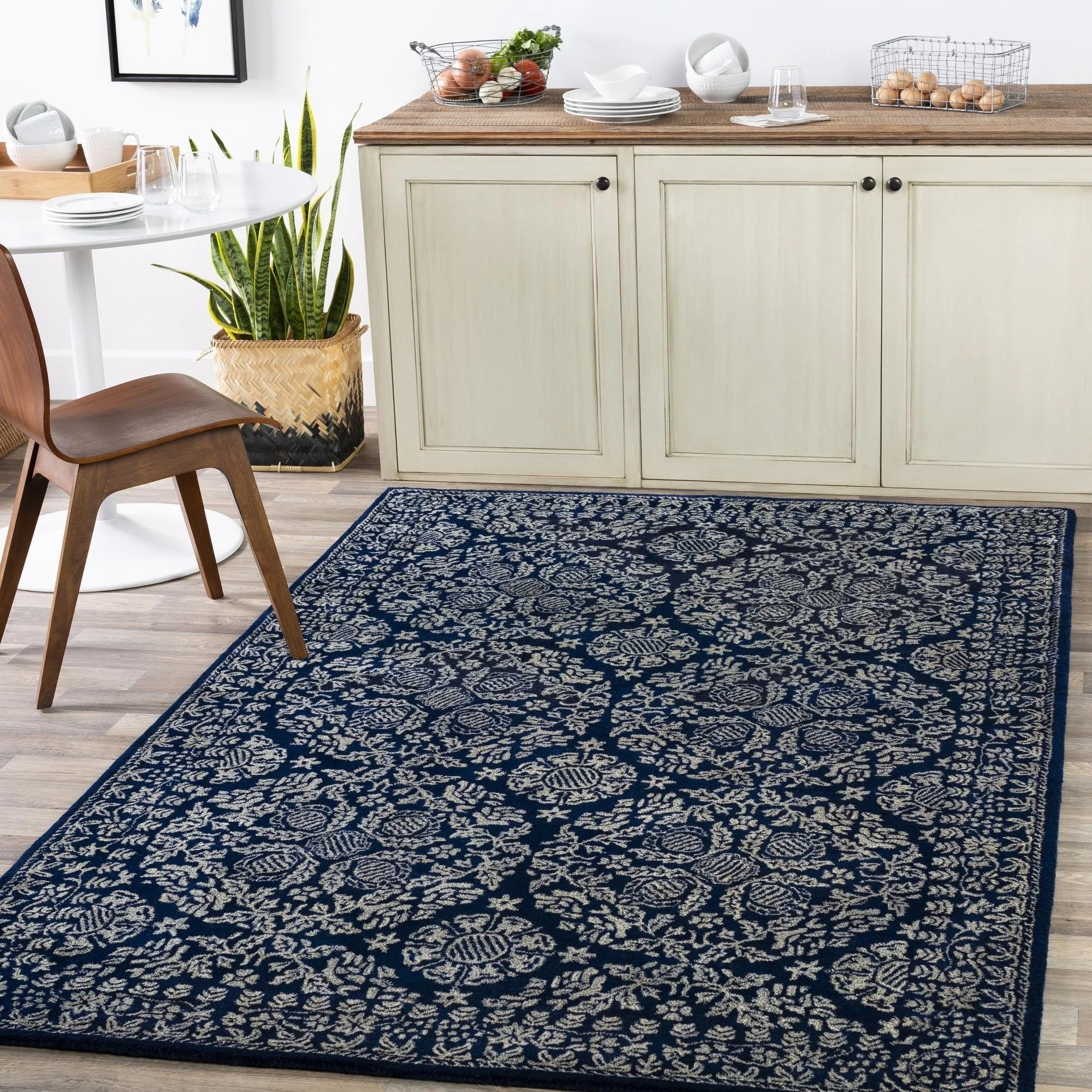 Gracewood Hollow Hopkinson Hand-tufted New Zealand Wool Area Rug