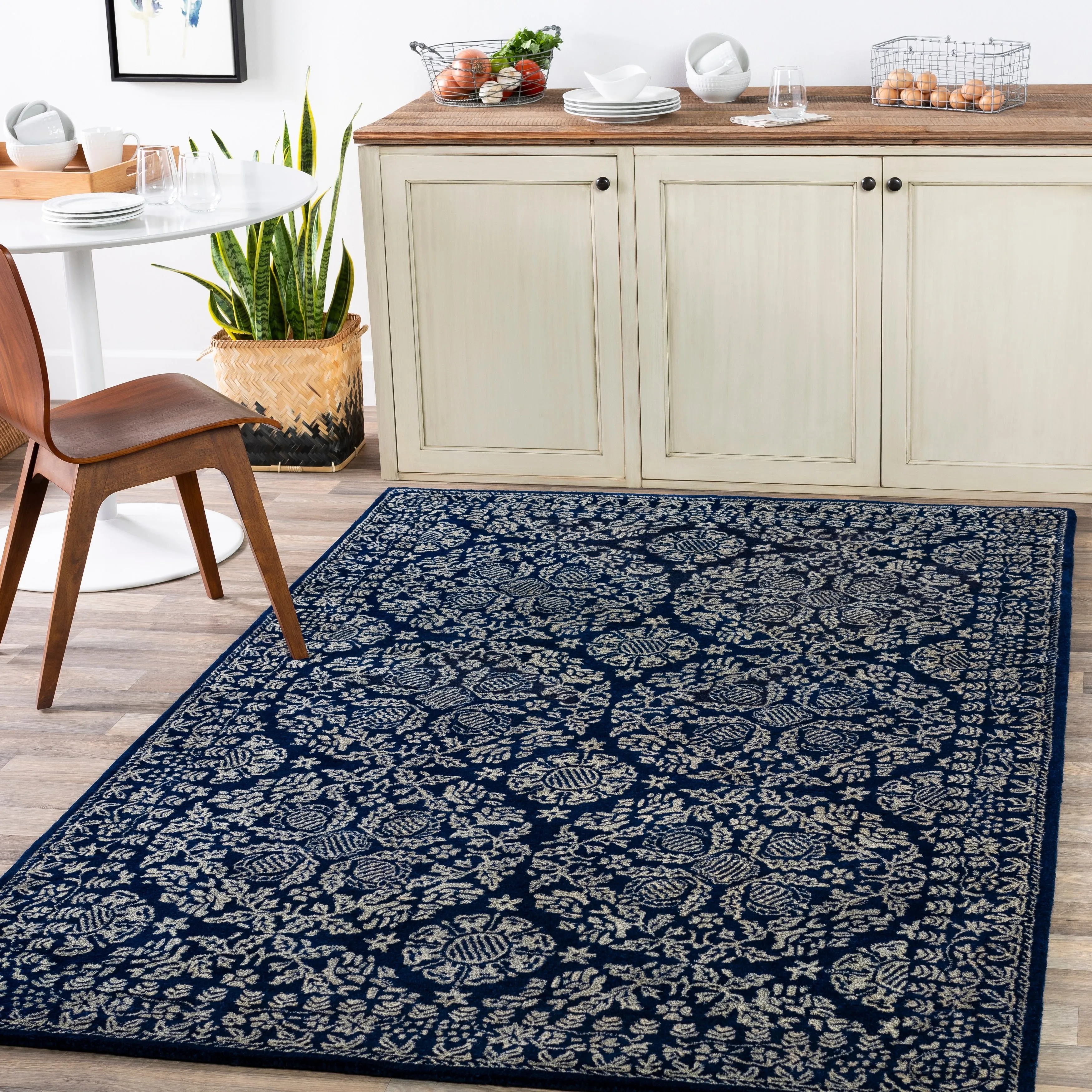 Gracewood Hollow Hopkinson Hand-tufted New Zealand Wool Area Rug