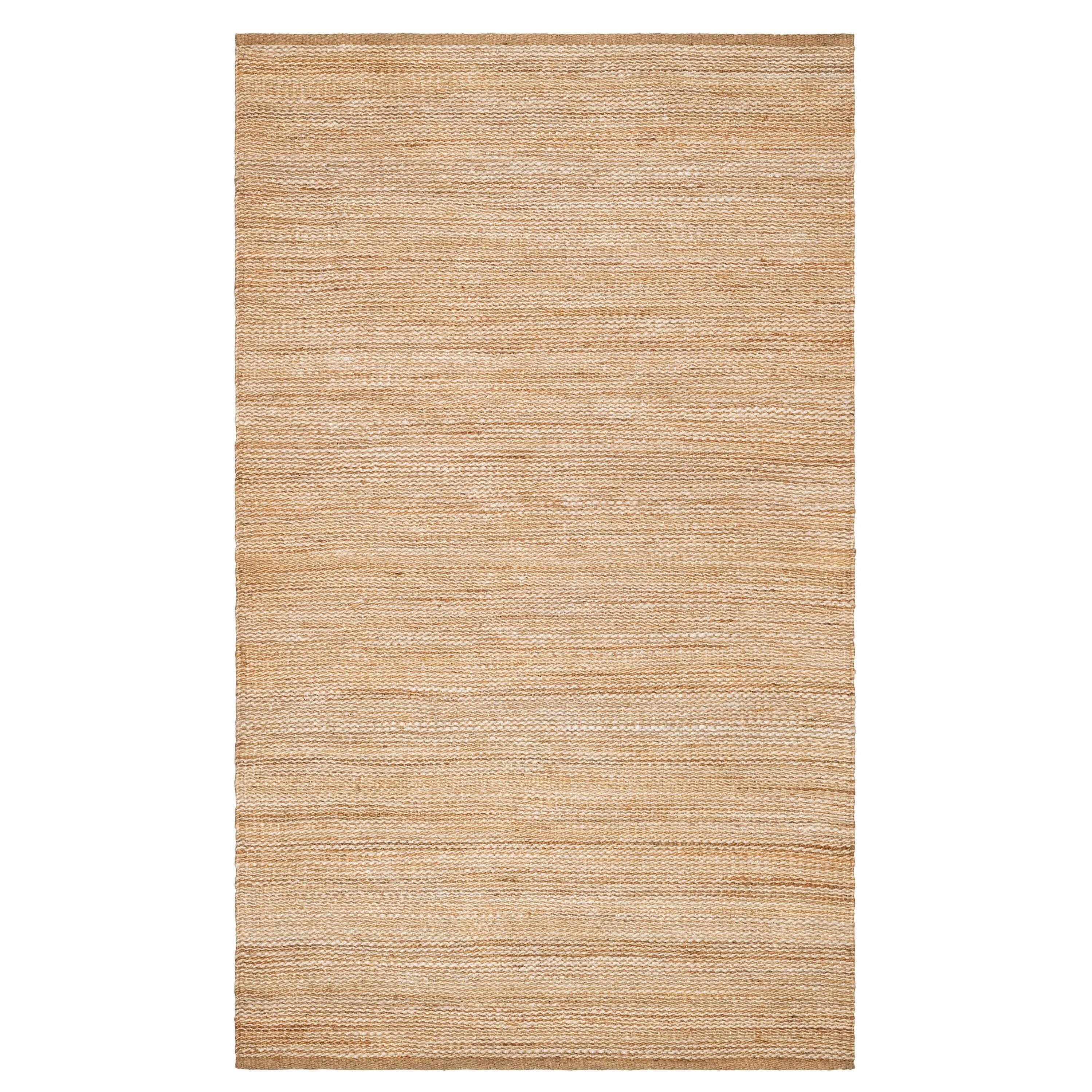 Gravel Ivory/Natural Handwoven Jute Rug