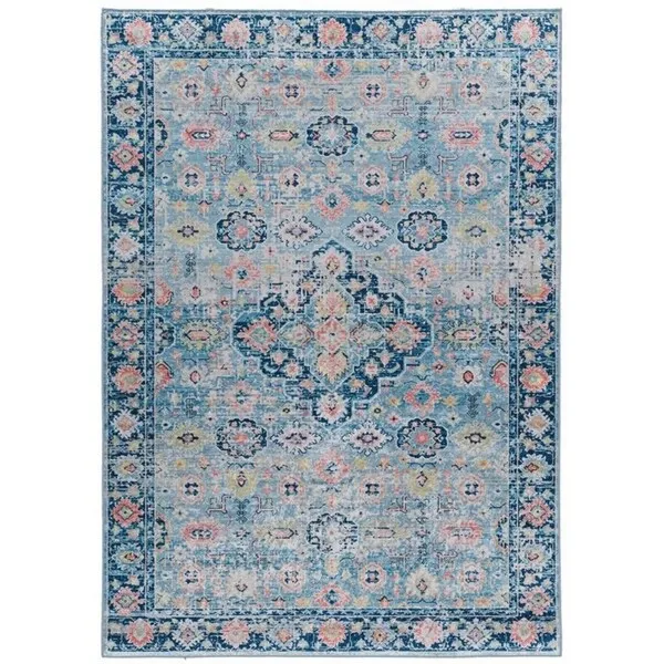 Halogen Bellis Blue/Ivory Area Rug - 2'2 X 3'2