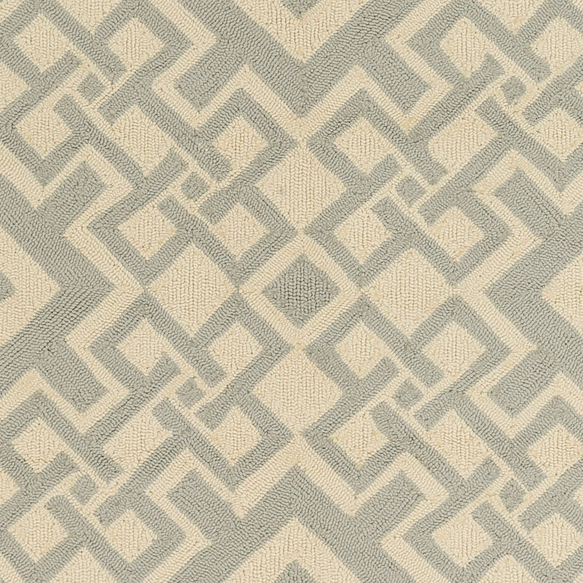 Hand-hooked Luke Geometric Area Rug