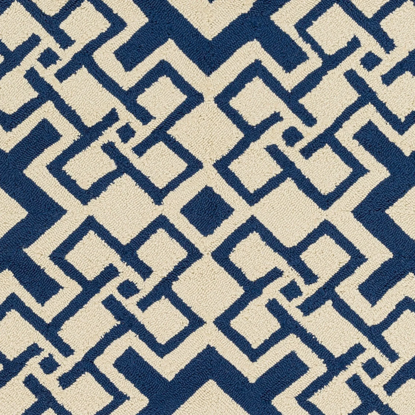 Hand-hooked Luke Geometric Area Rug