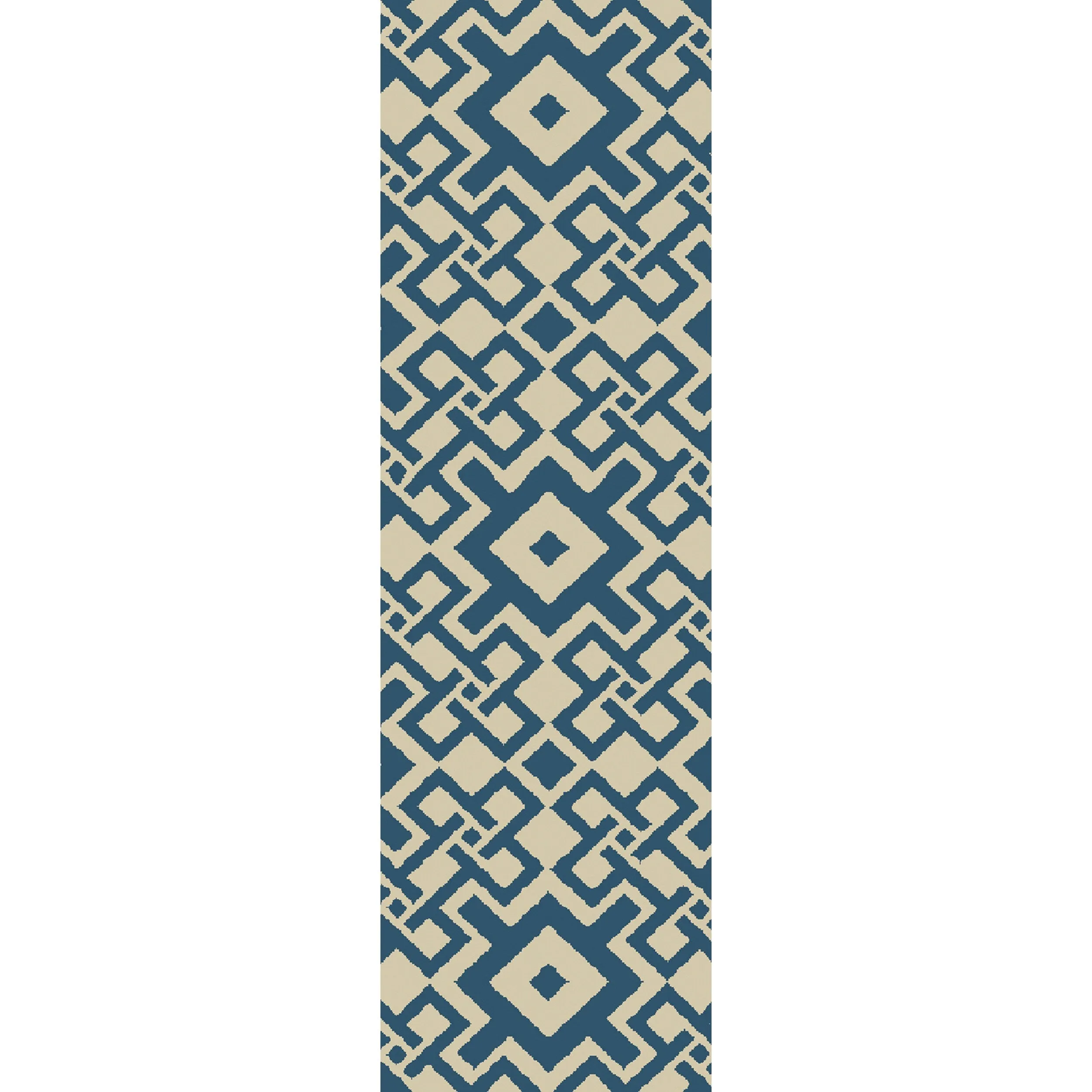 Hand-hooked Luke Geometric Area Rug