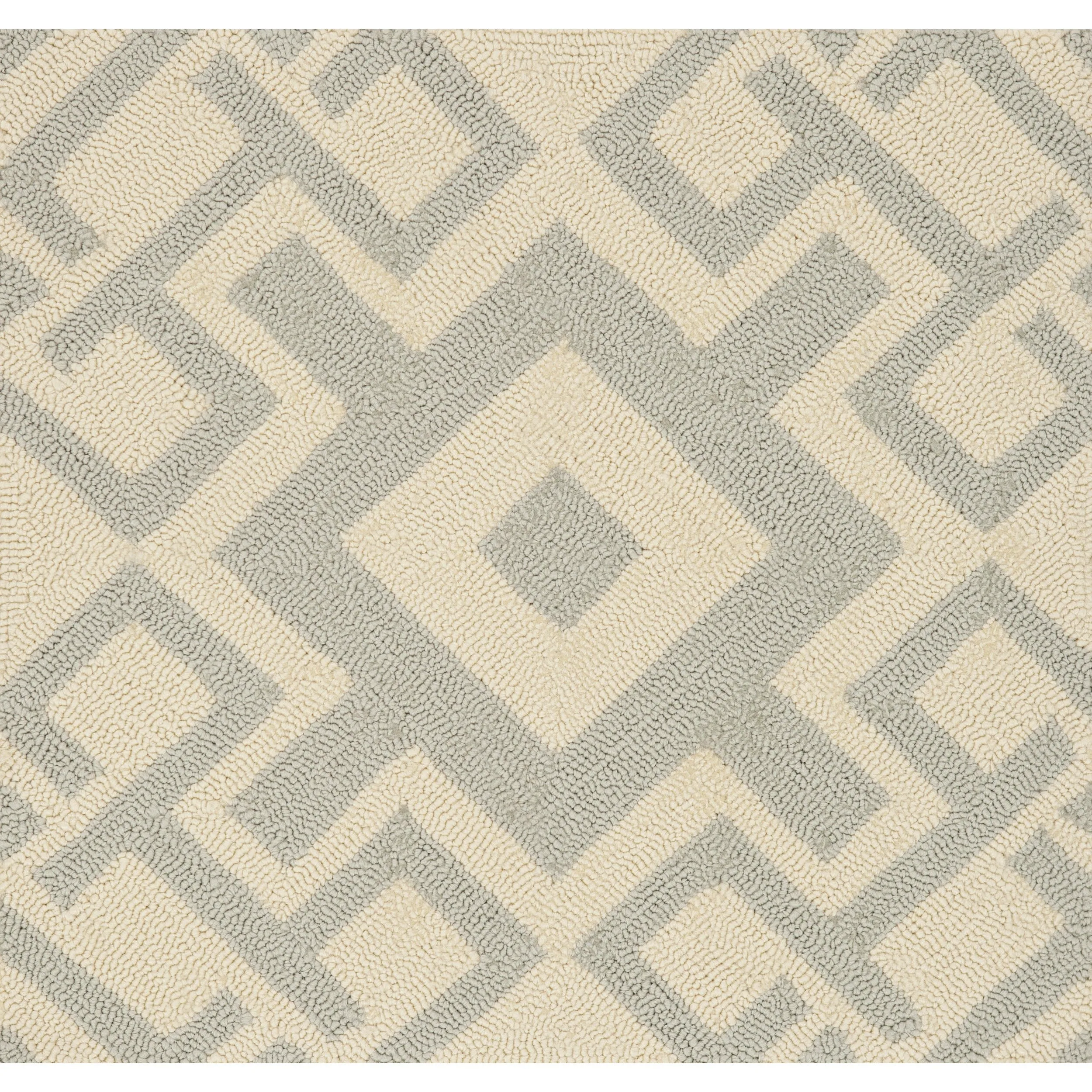 Hand-hooked Luke Geometric Area Rug