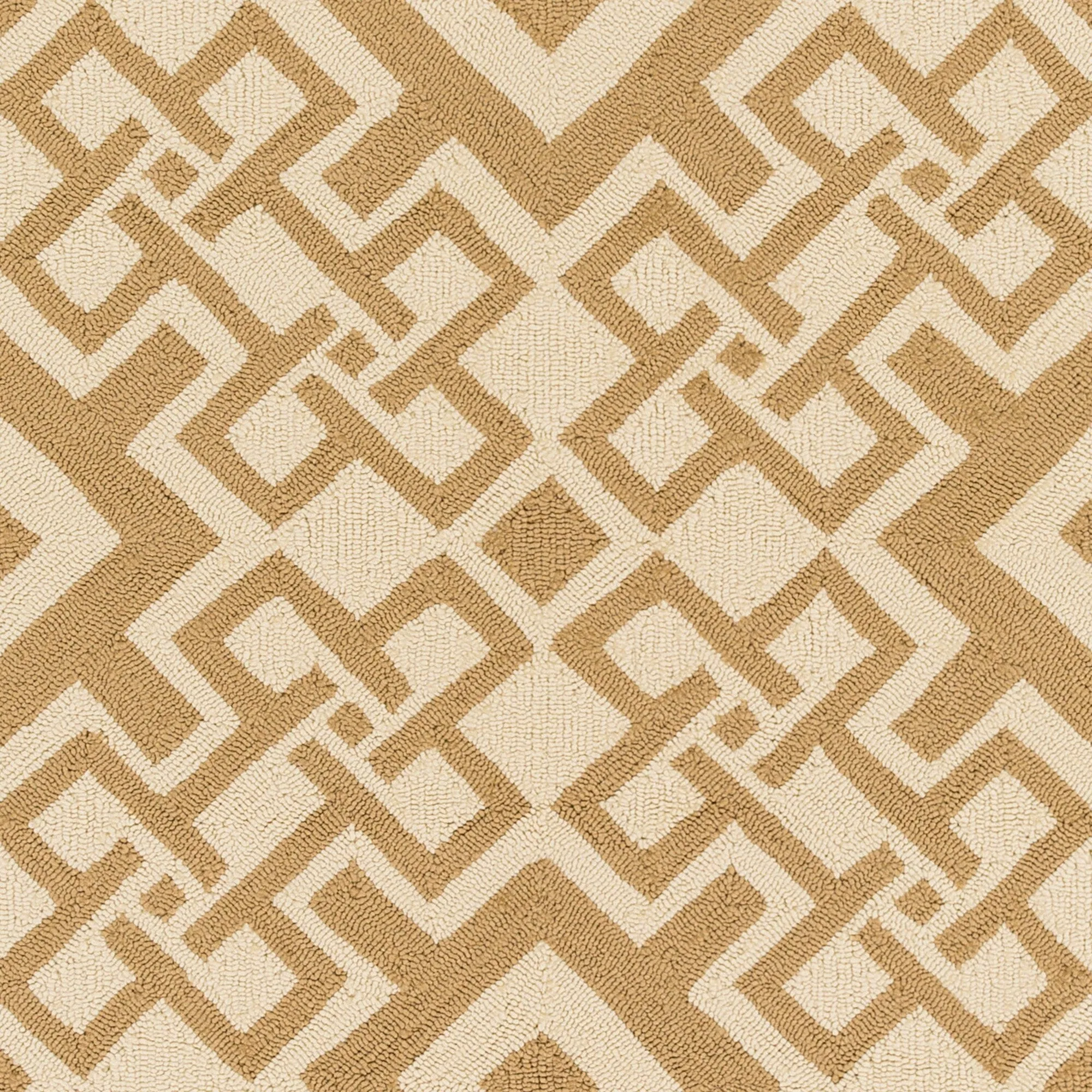 Hand-hooked Luke Geometric Area Rug