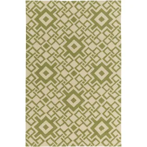 Hand-hooked Luke Geometric Area Rug