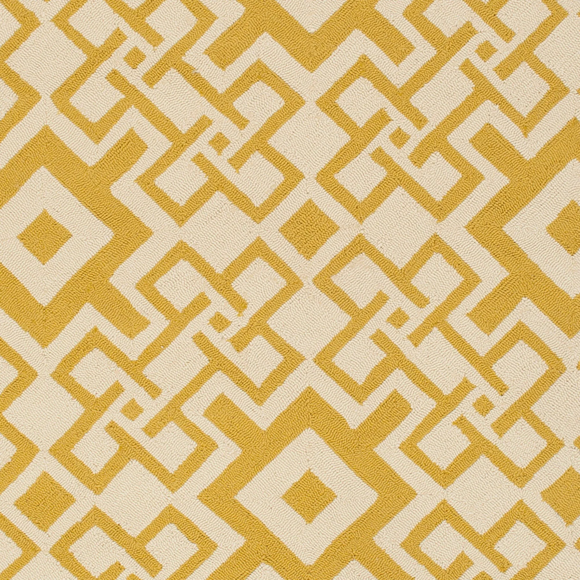 Hand-hooked Luke Geometric Area Rug