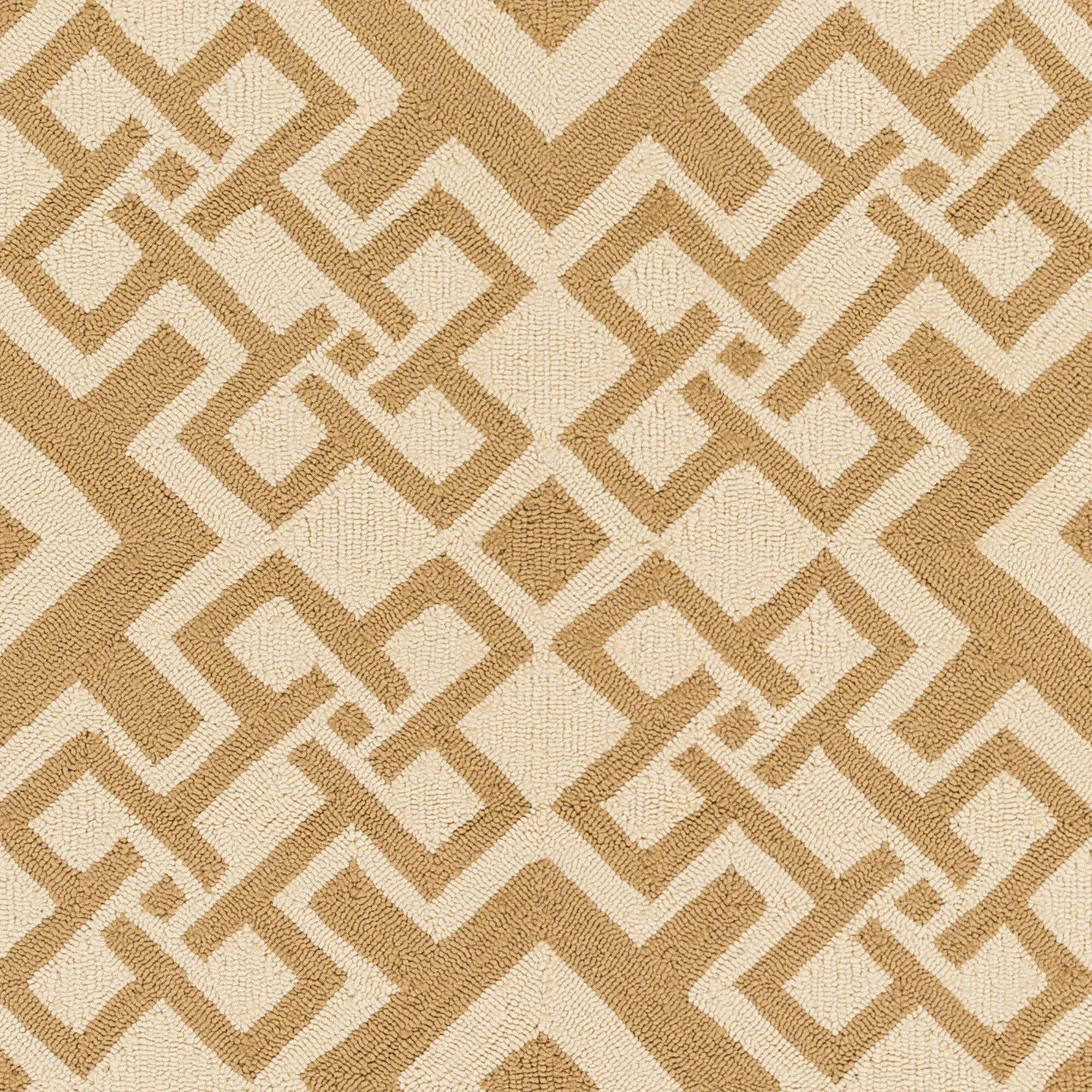 Hand-hooked Luke Geometric Area Rug