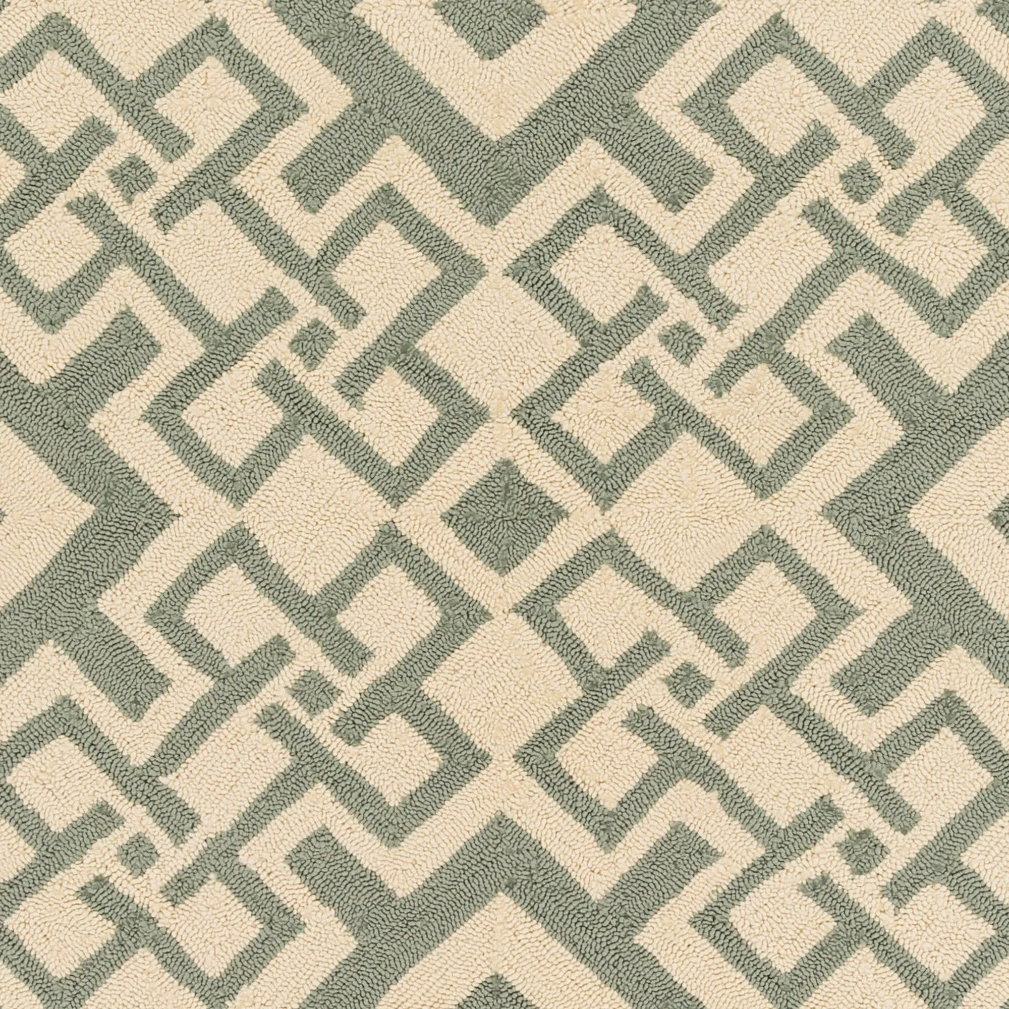 Hand-hooked Luke Geometric Area Rug