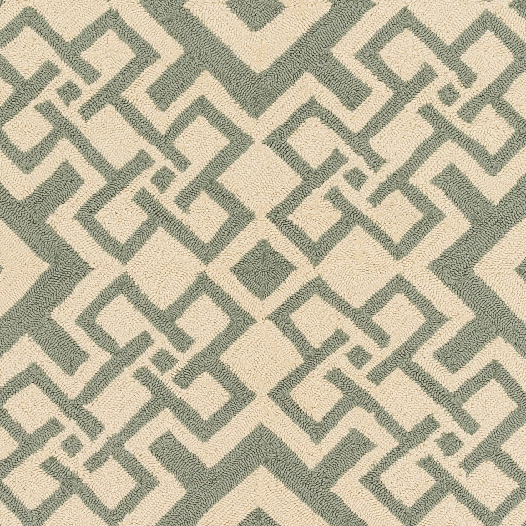 Hand-hooked Luke Geometric Area Rug