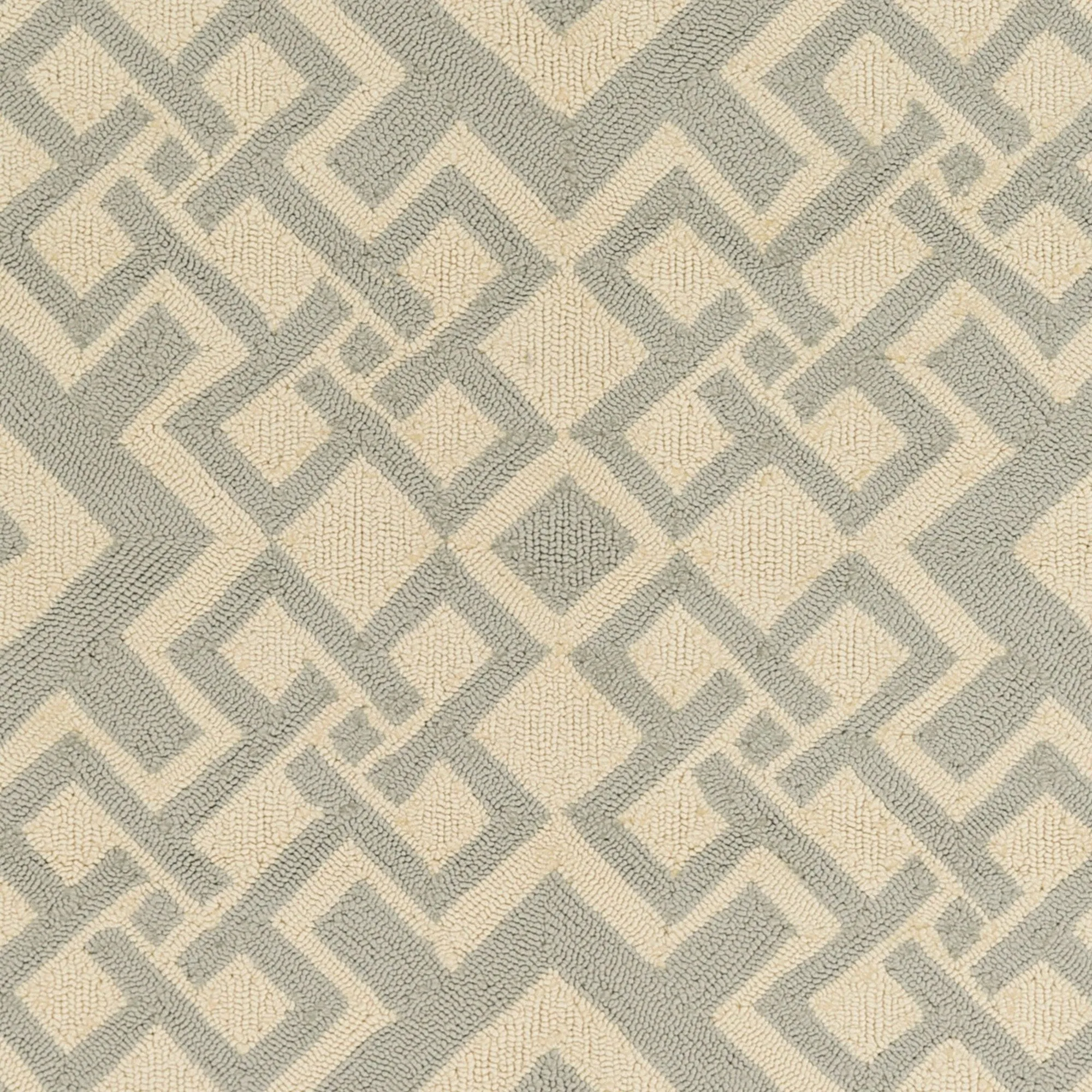 Hand-hooked Luke Geometric Area Rug